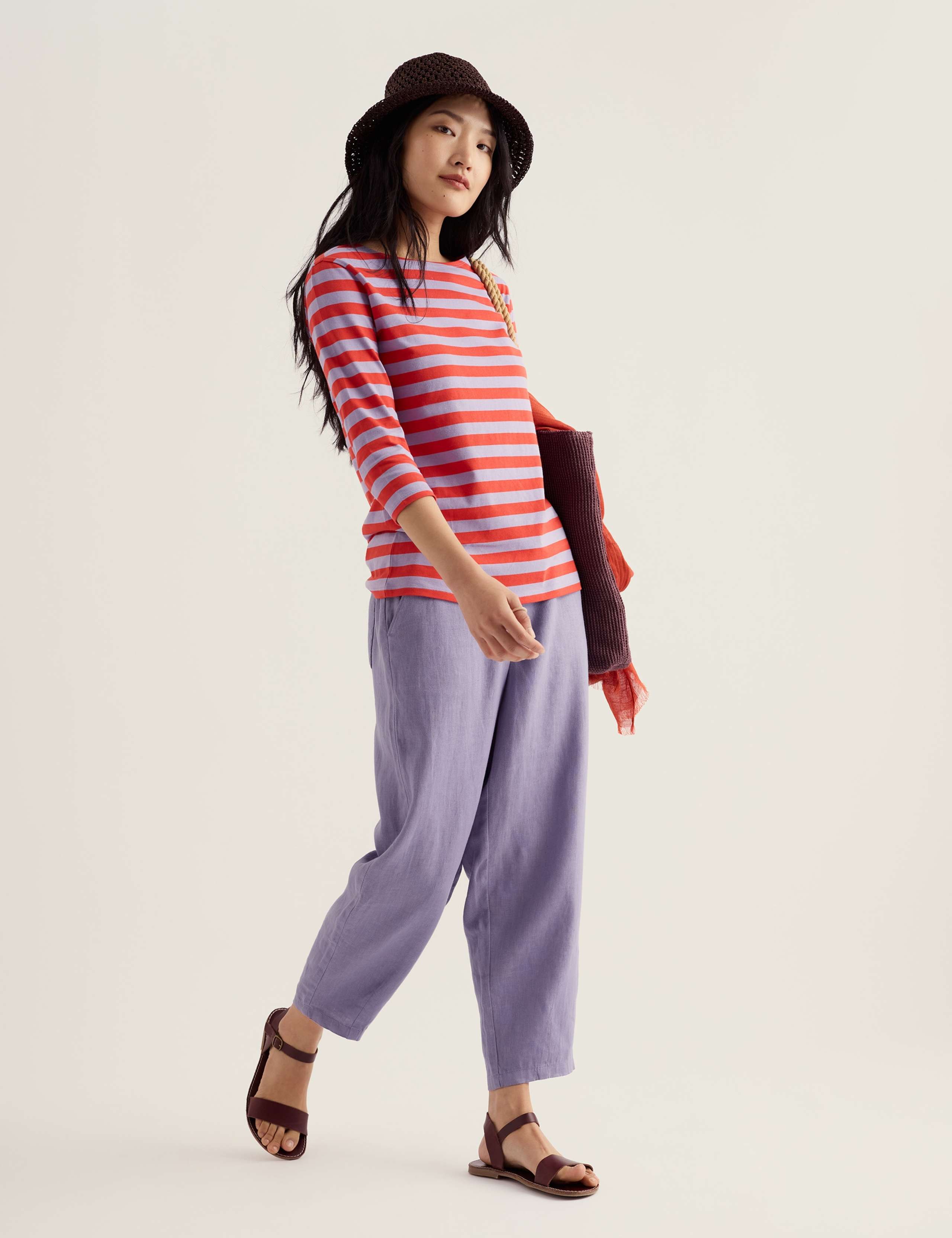 Pure Cotton Striped Top 3 of 5