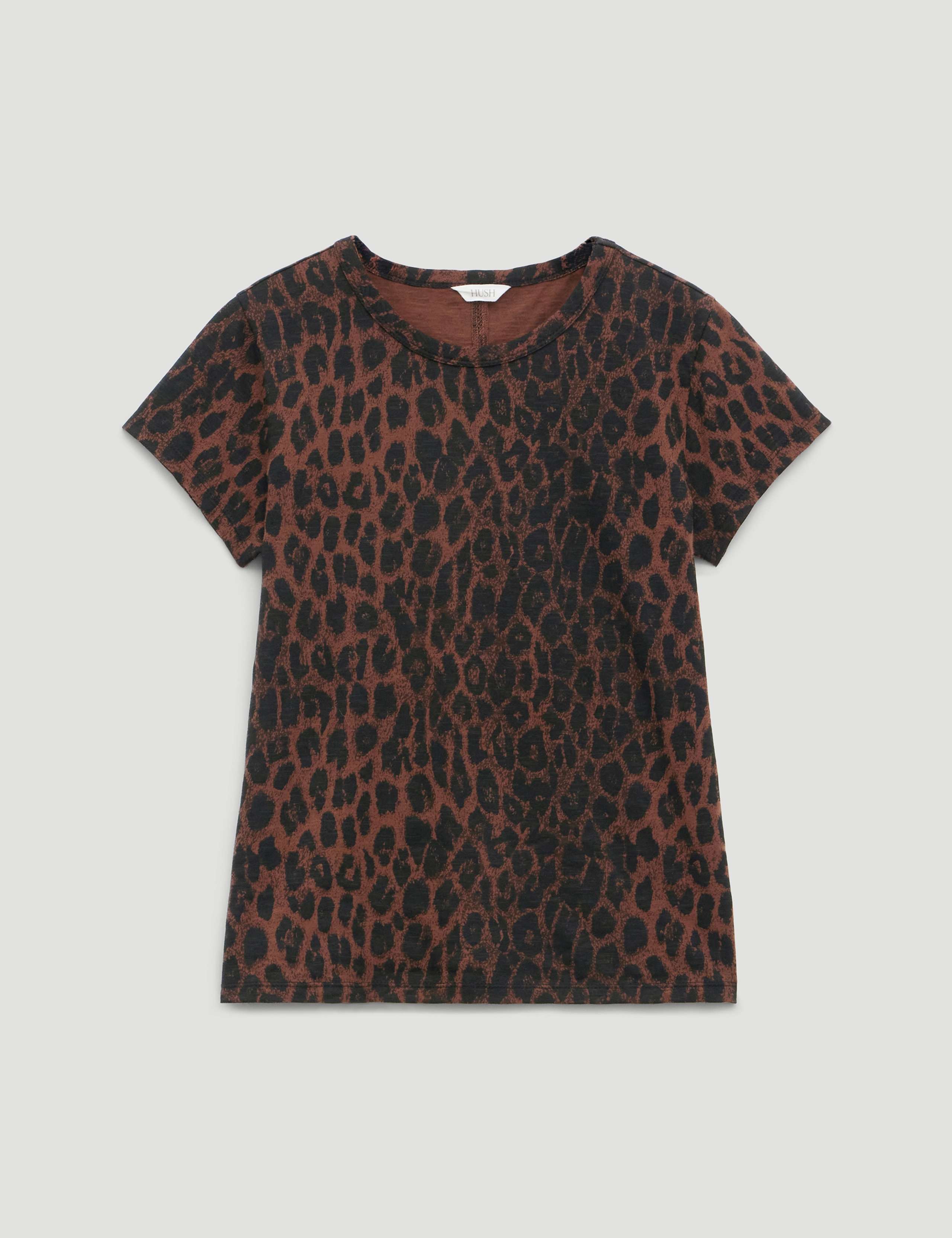 Pure Cotton Leopard Print Slim Fit Top 2 of 5