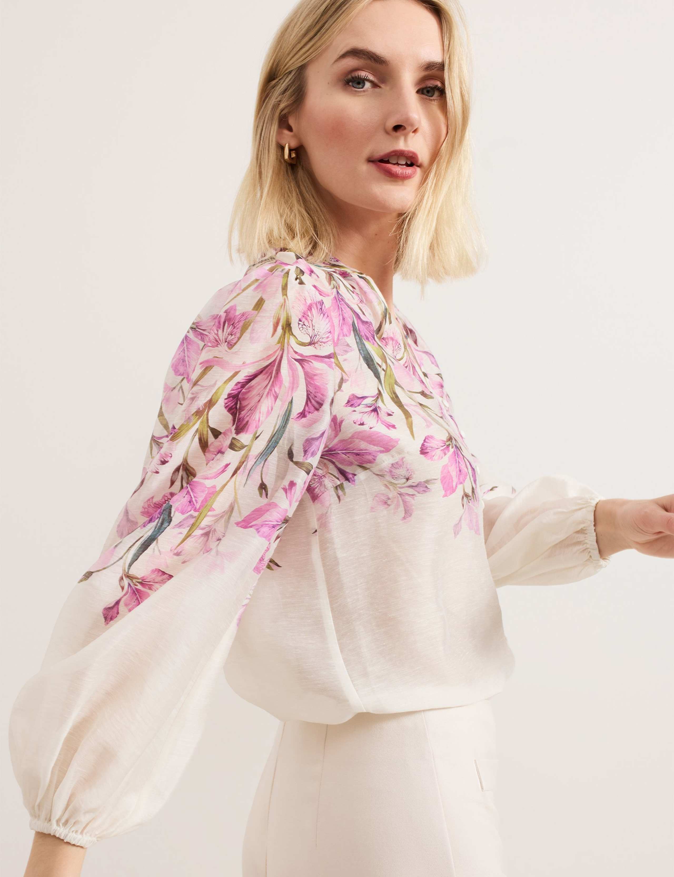 Lyocell Rich Floral Blouse 4 of 6