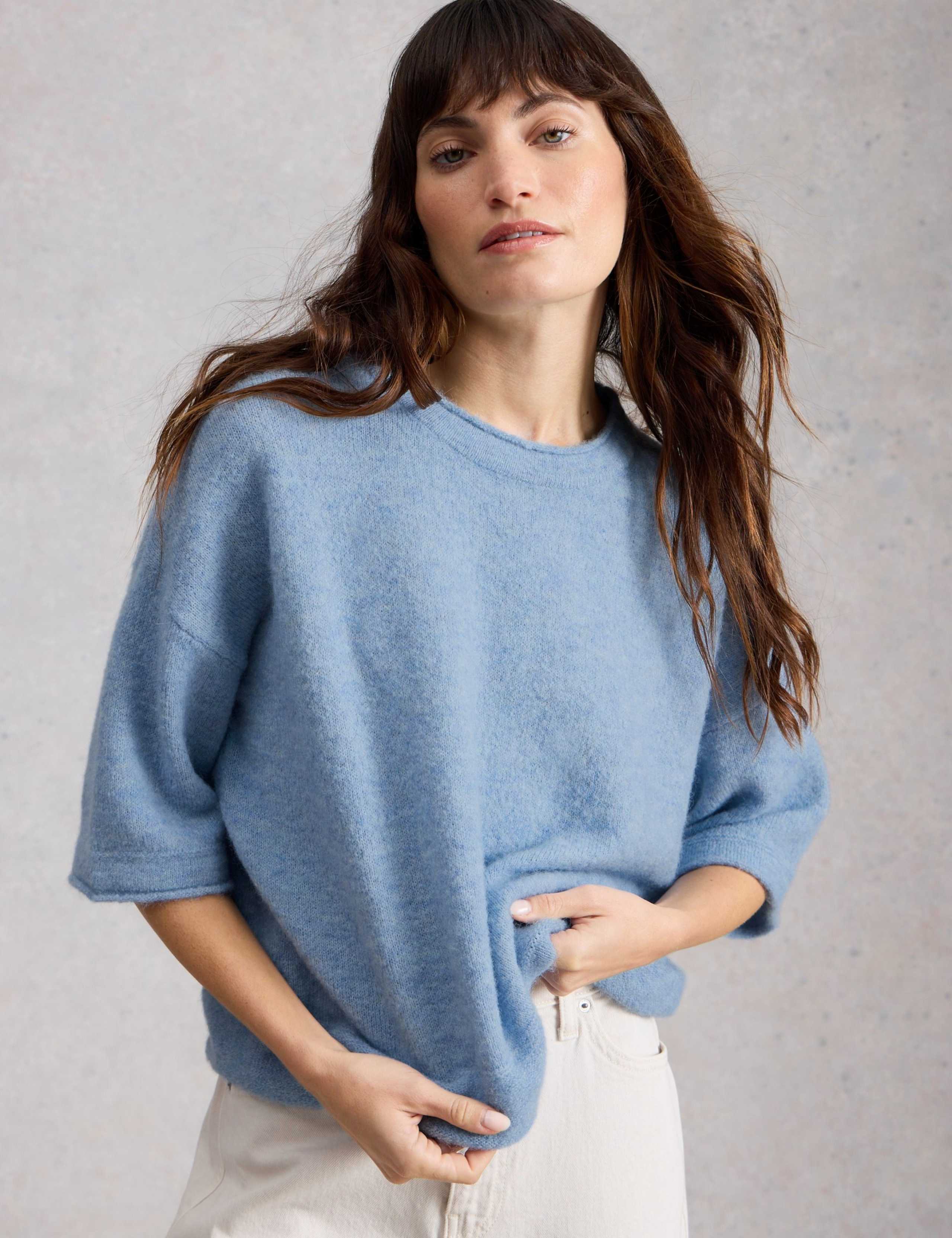 Textured Knitted Oversized T-Shirt 3 of 6