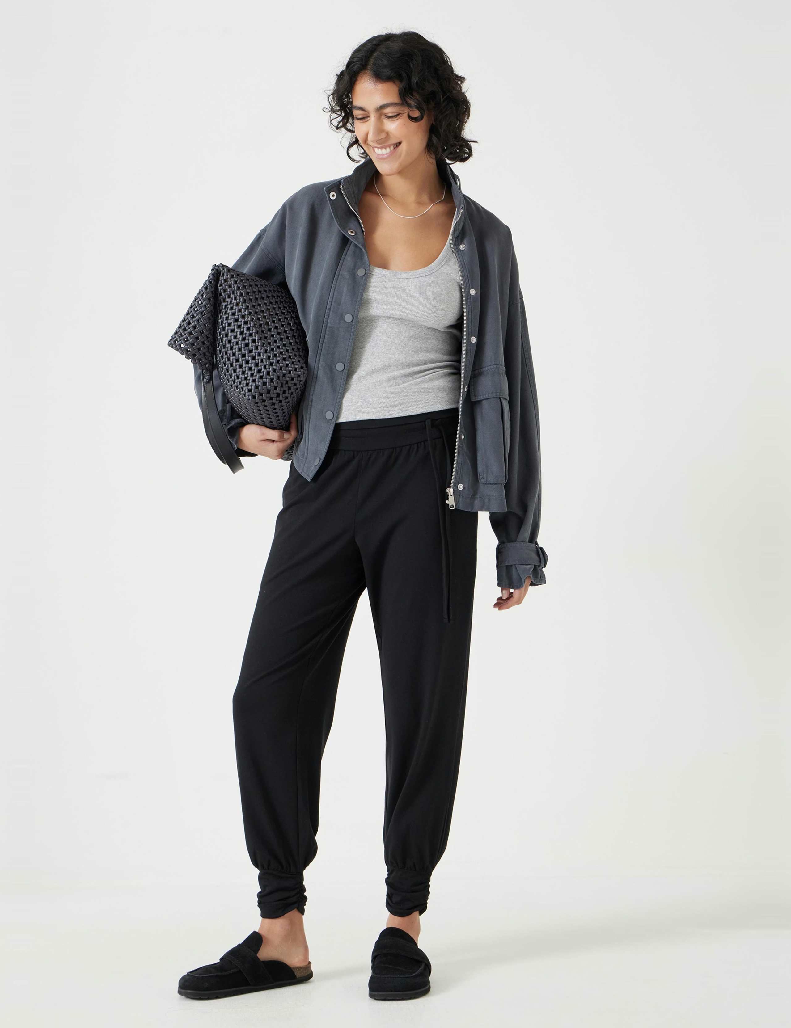 Modal Blend Cuffed Joggers 5 of 6