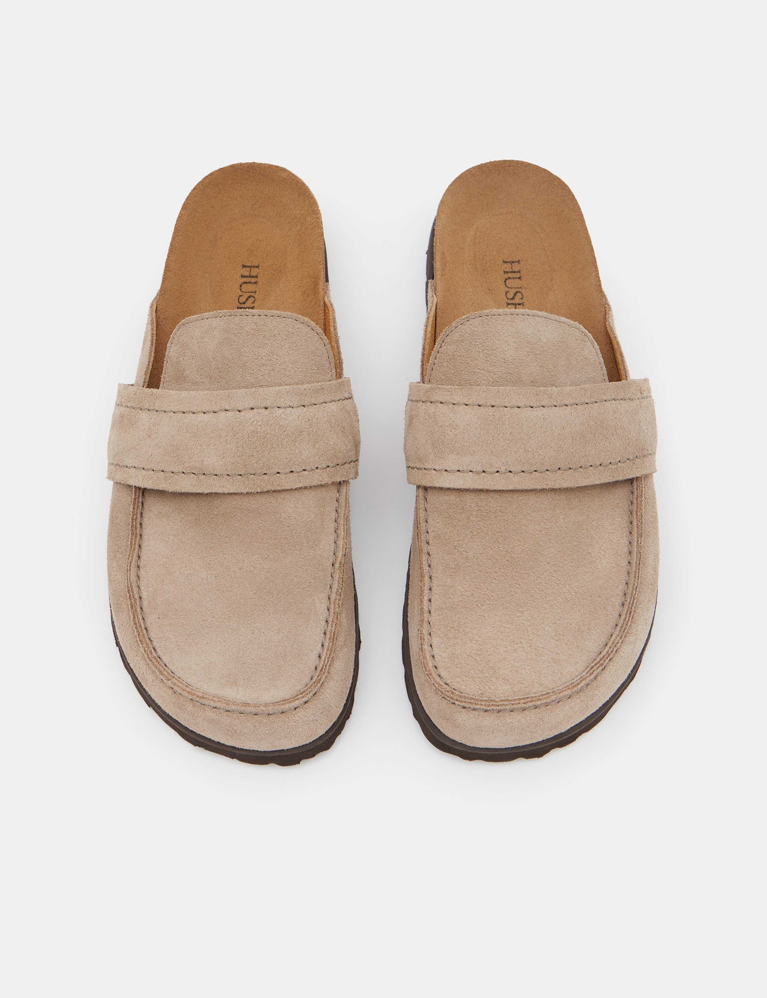 Suede Footbed Flat Mules 4 of 4