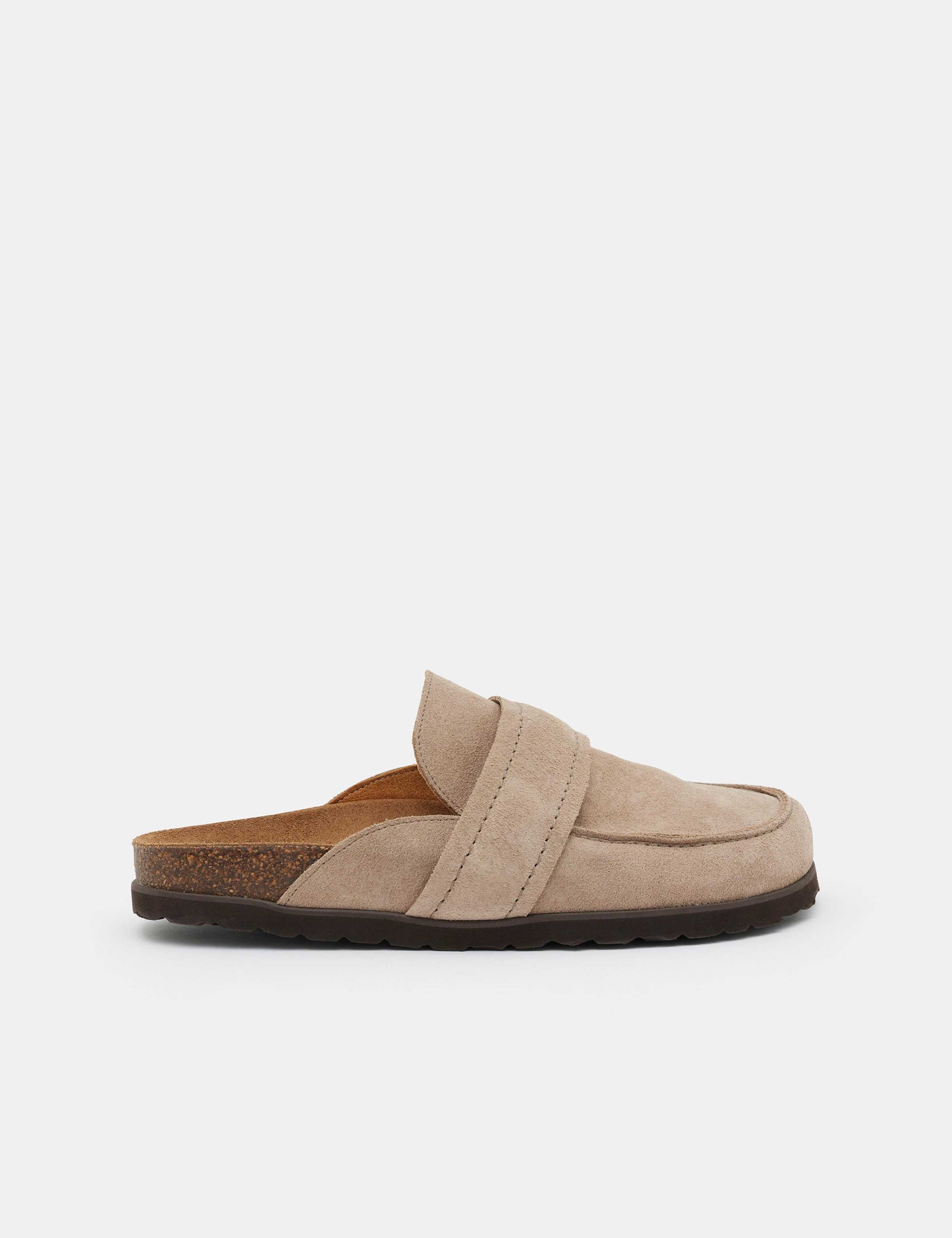 Suede Footbed Flat Mules 2 of 4