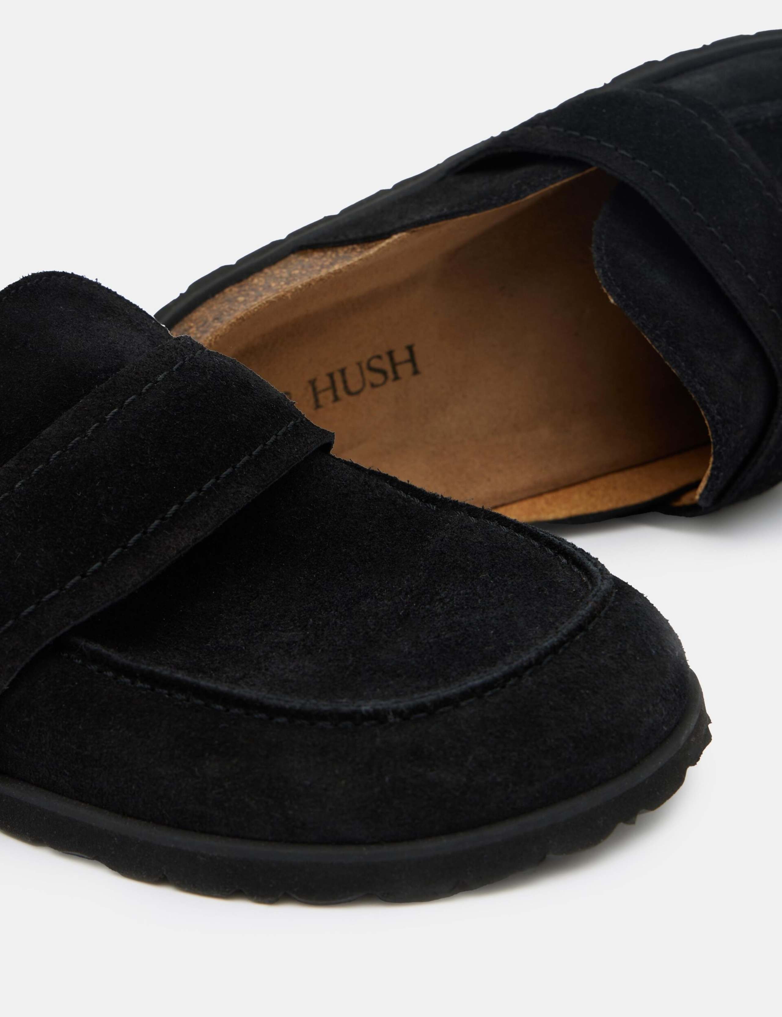 Suede Footbed Flat Mules 3 of 4