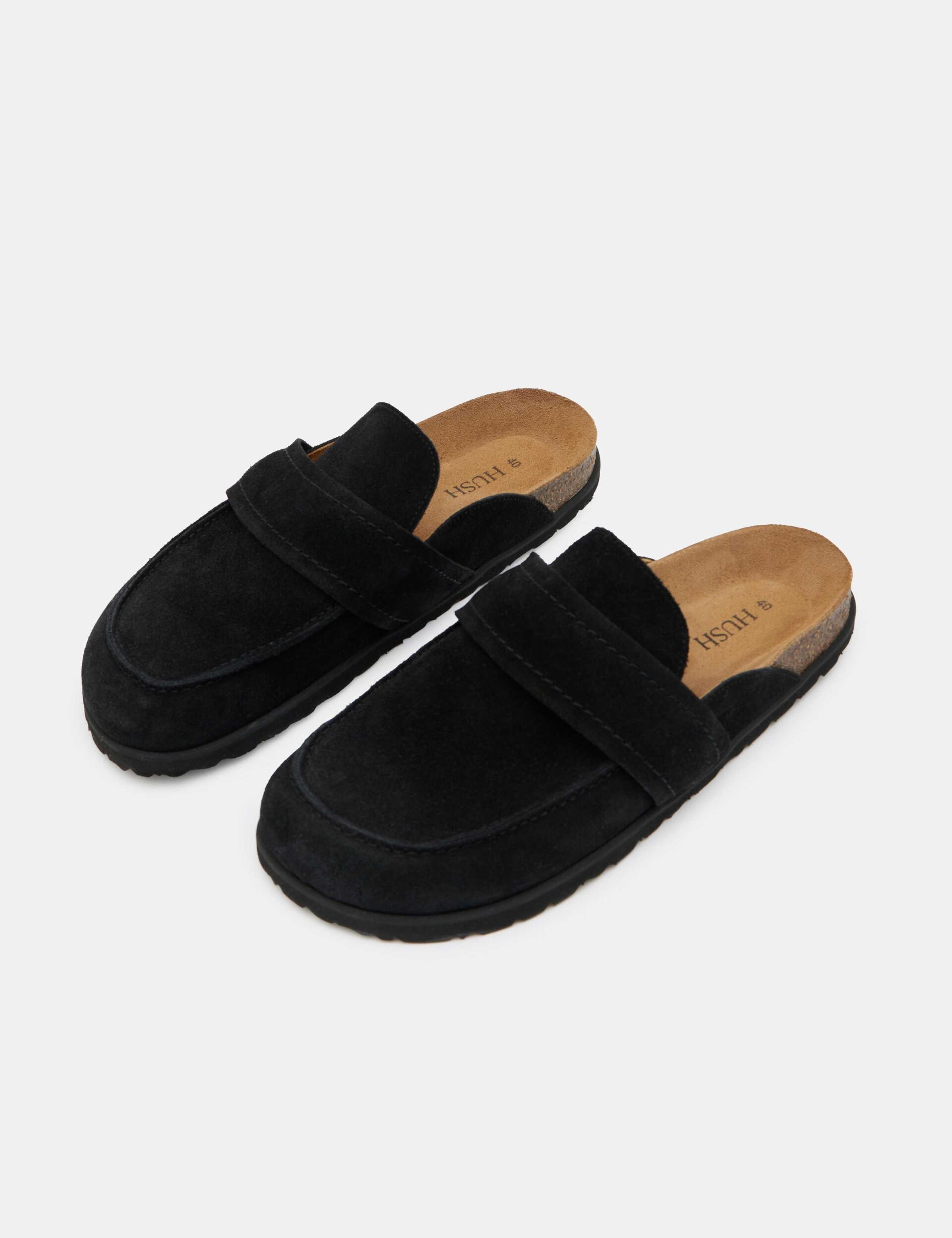 Suede Footbed Flat Mules 4 of 4