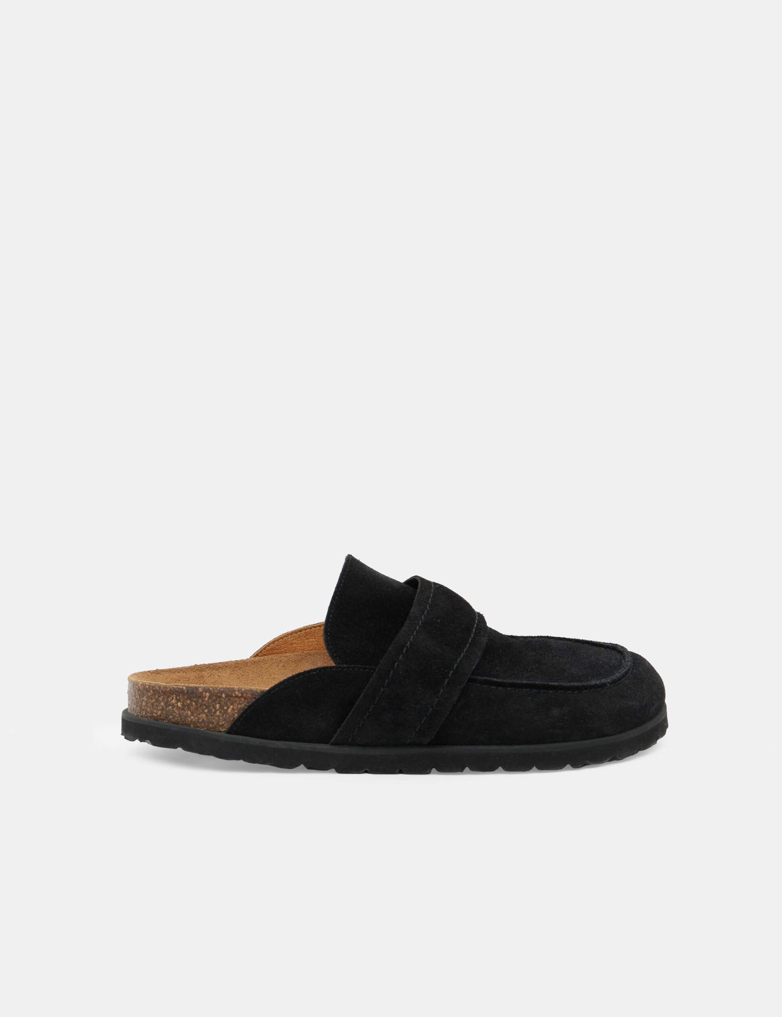 Suede Footbed Flat Mules 2 of 4