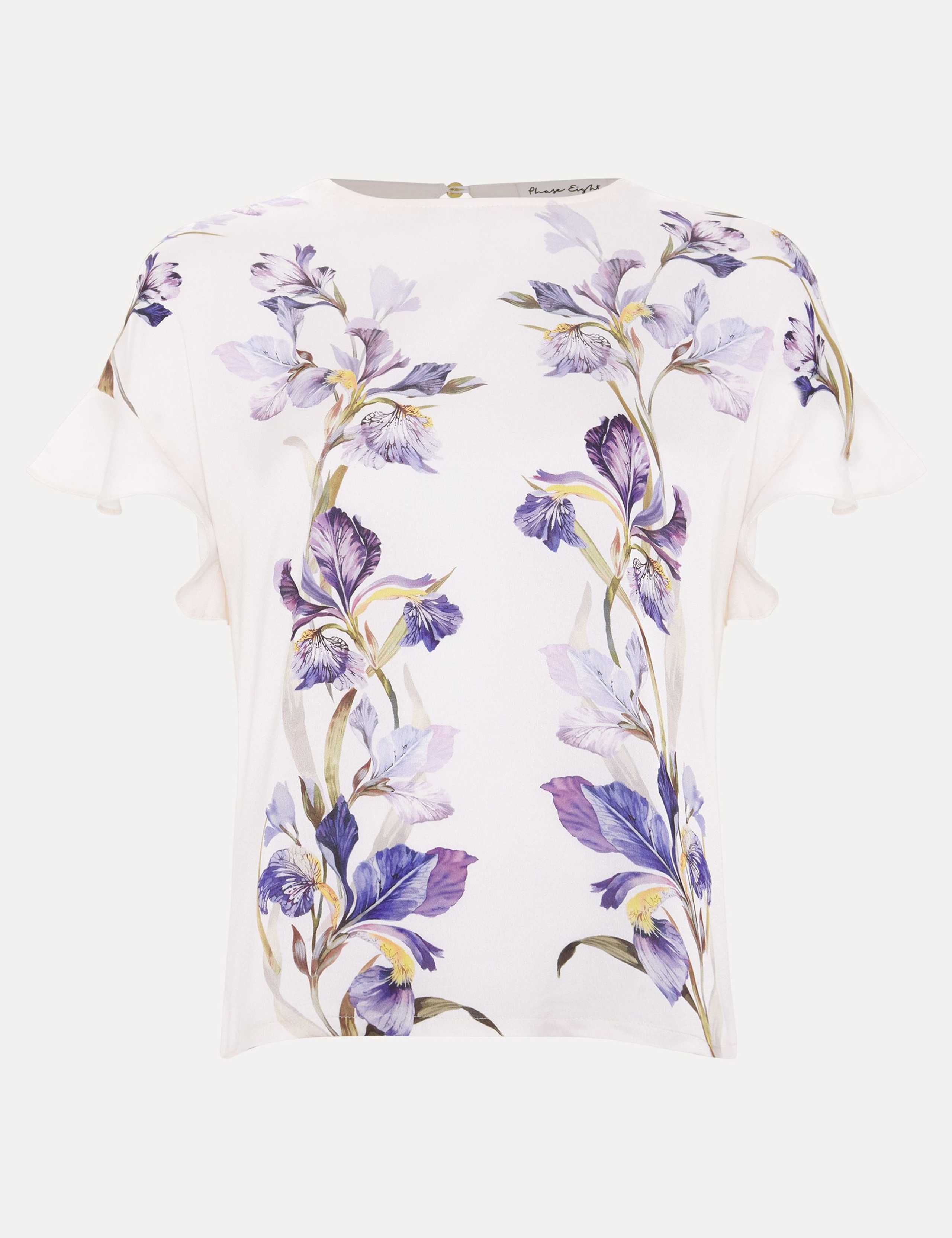 Floral Crew Neck Top 2 of 6