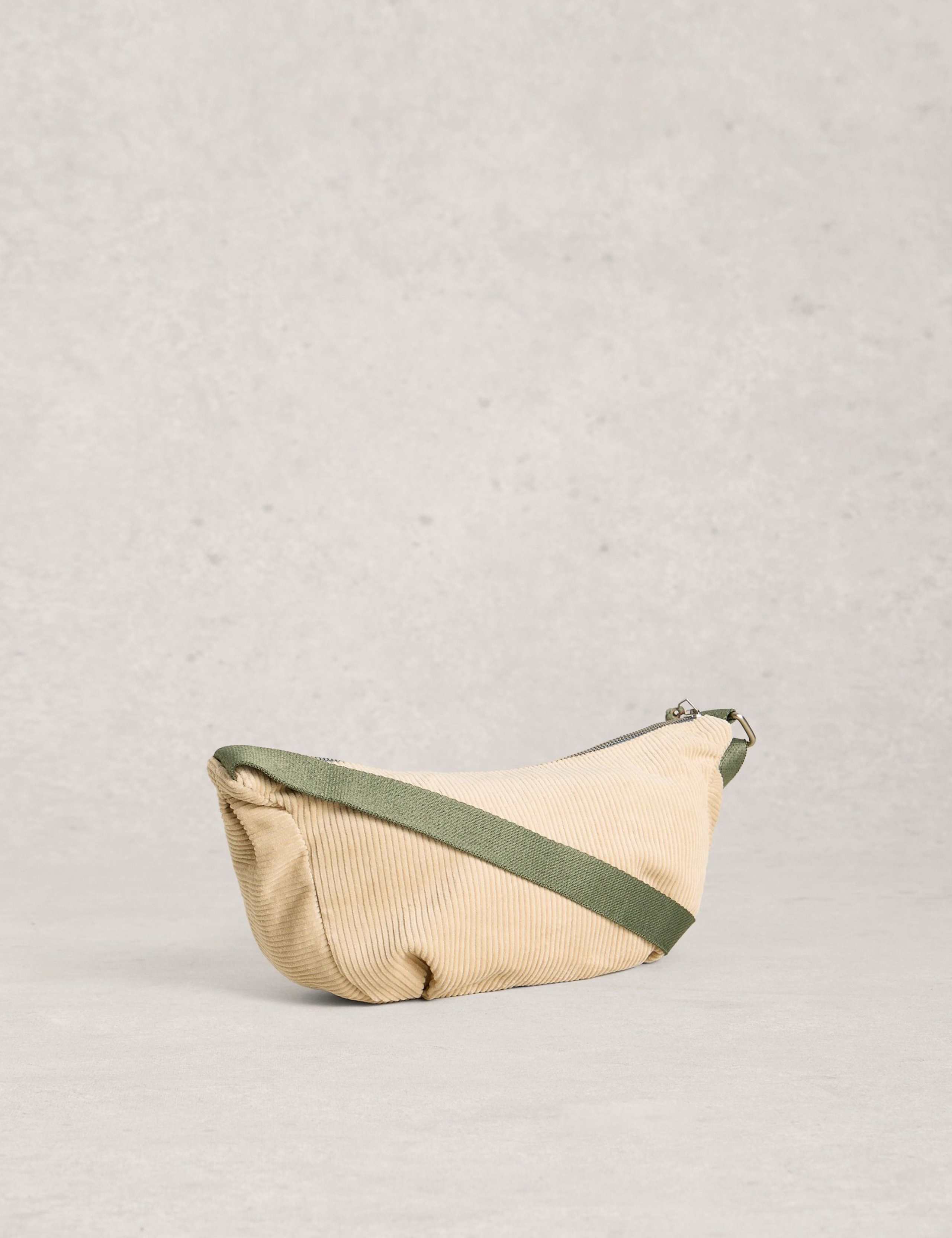 Cotton Corduroy Sling Cross Body Bag 4 of 4