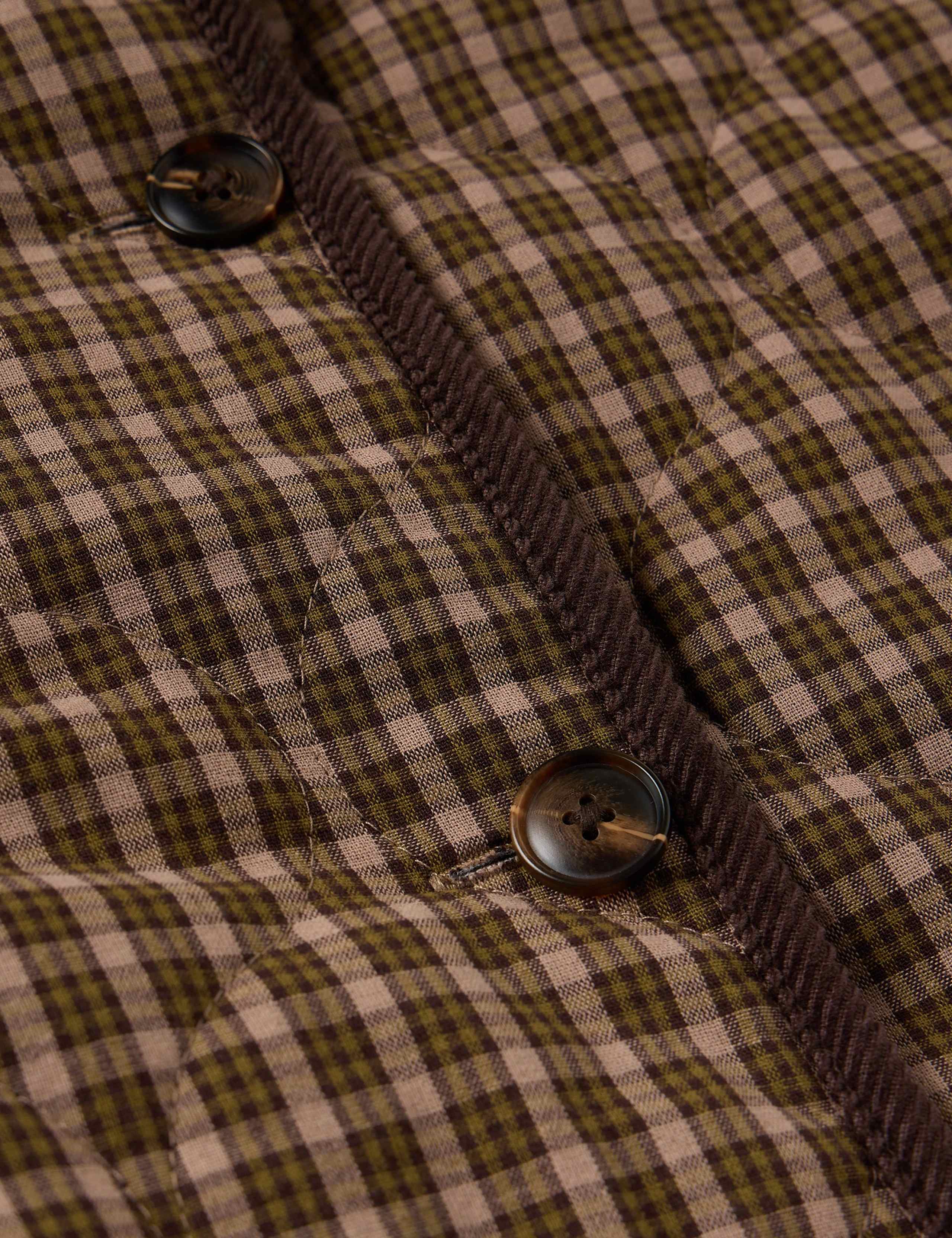Pure Cotton Printed Reversible Collared Coat 7 of 8