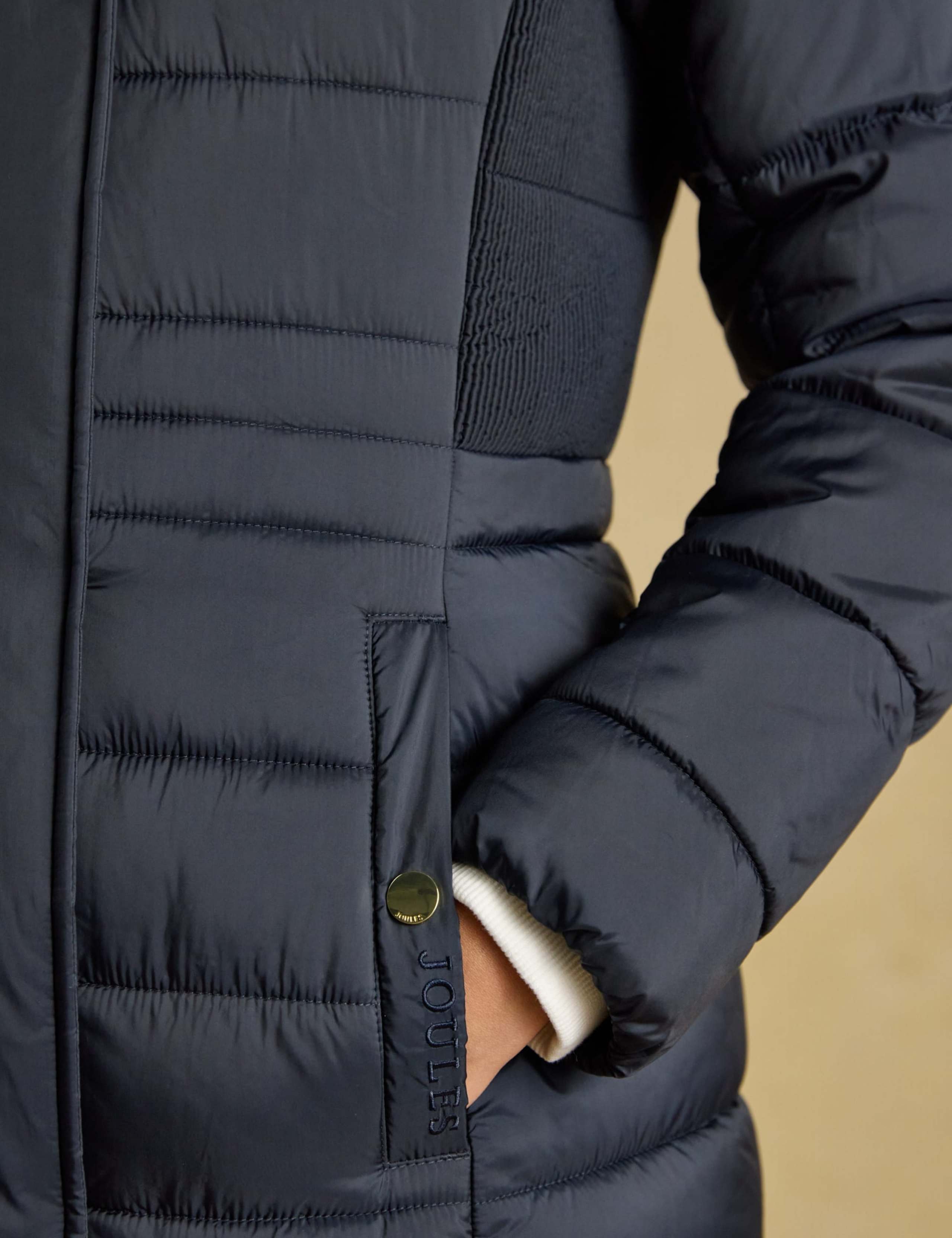 Quilted Padded Hooded Longline Puffer Coat 7 of 10