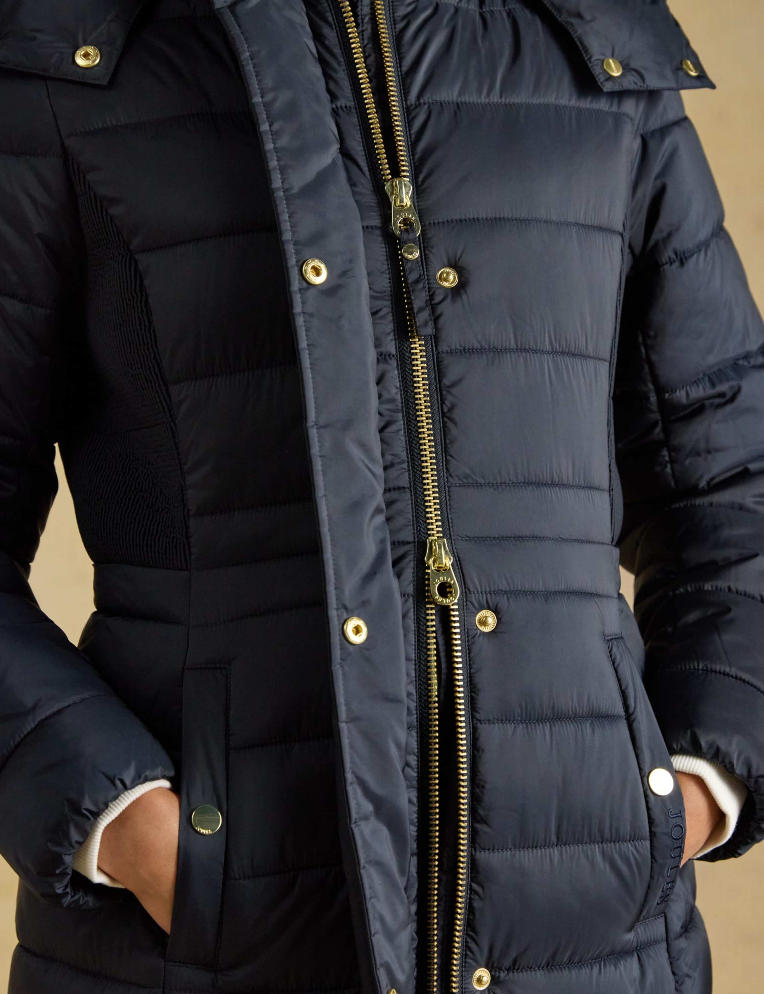 Quilted Padded Hooded Longline Puffer Coat 8 of 10