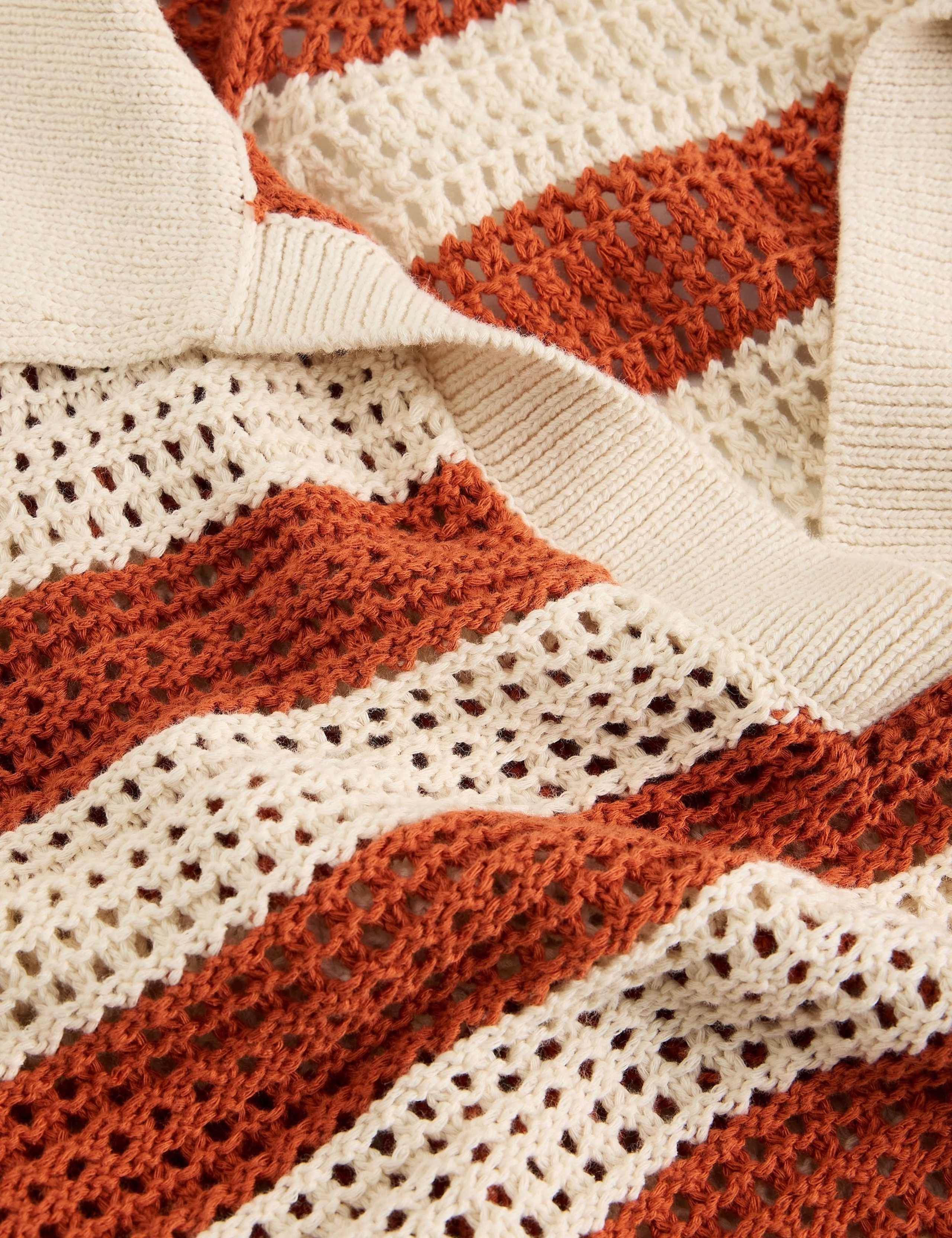 Pure Cotton Collared Knitted Top 6 of 6