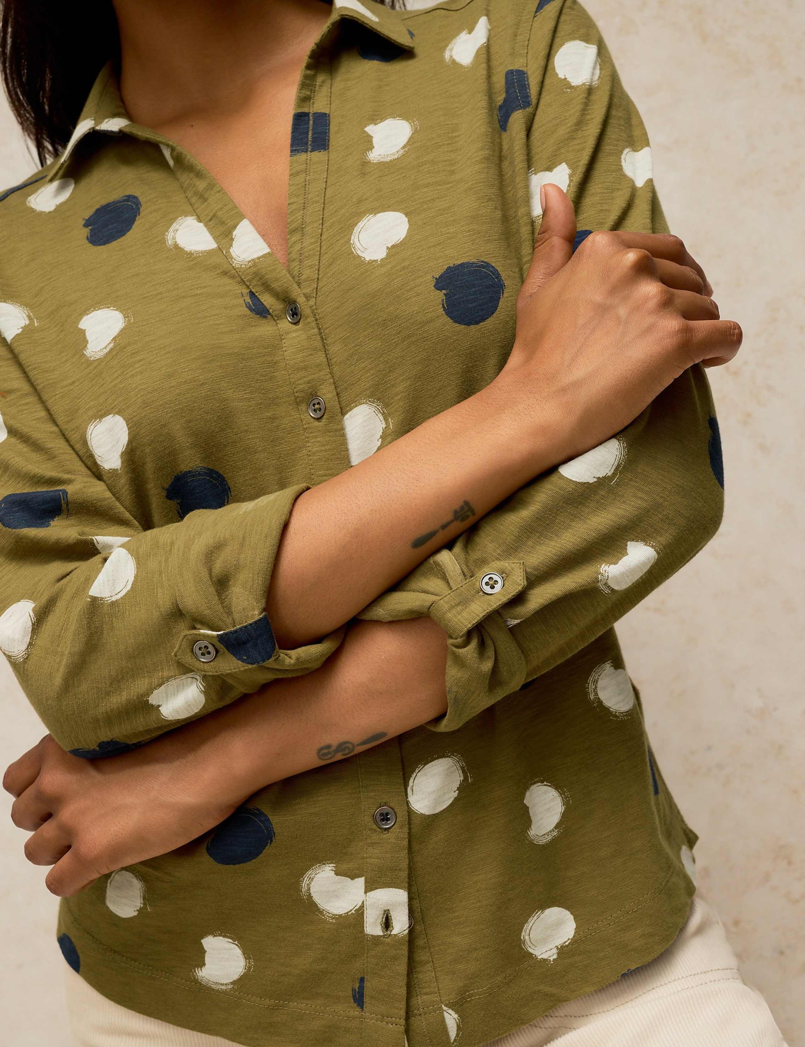 Pure Cotton Printed Collared Shirt 5 of 6