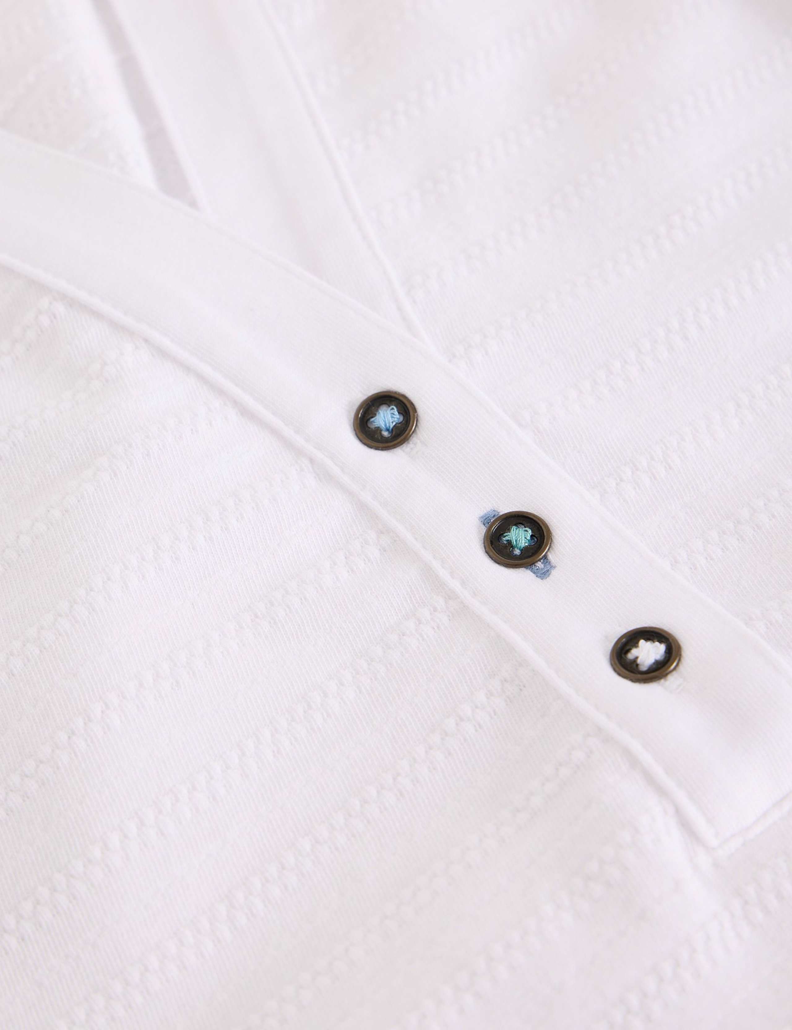 Pure Cotton Textured Notch Neck Vest 5 of 6