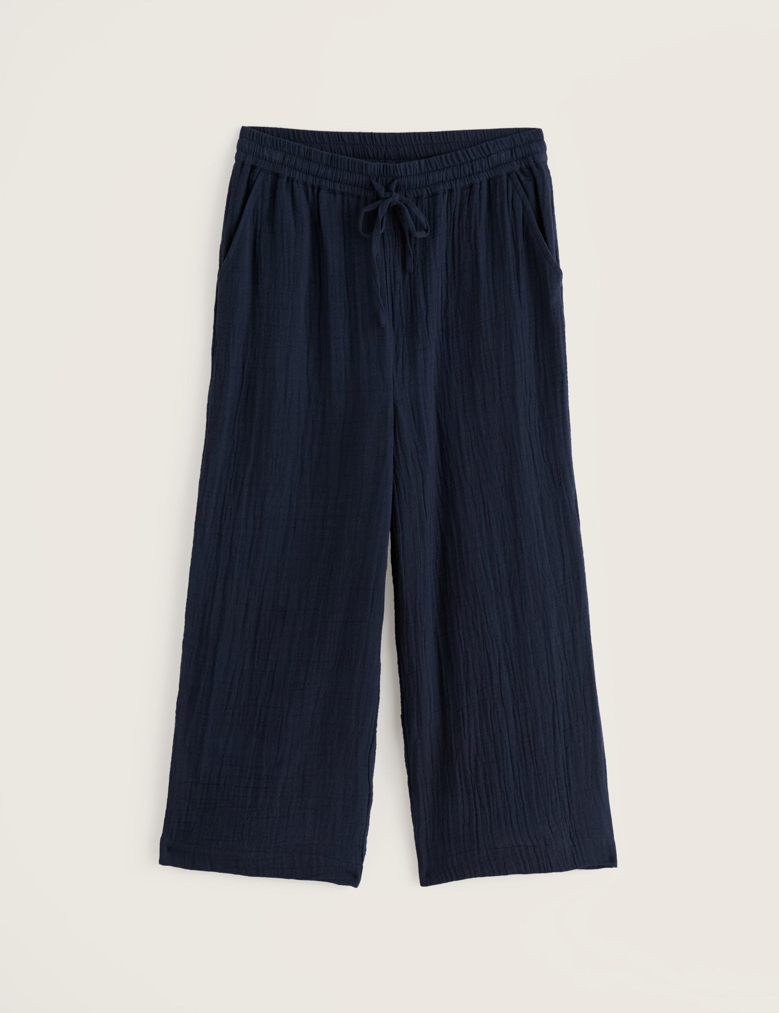 Pure Cotton Wide Leg Cropped Culottes 2 of 5