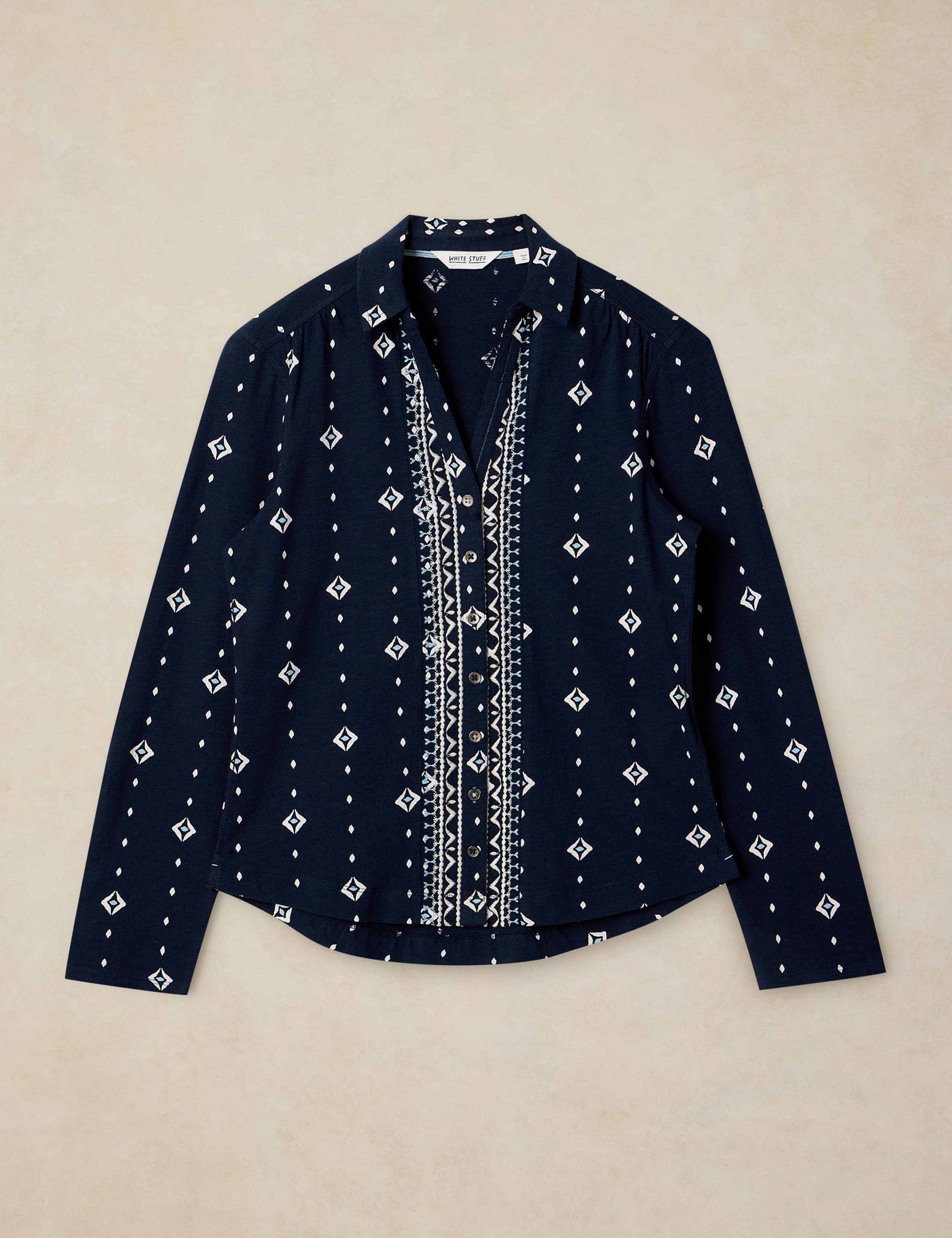 Pure Cotton Printed Collared Shirt 2 of 6