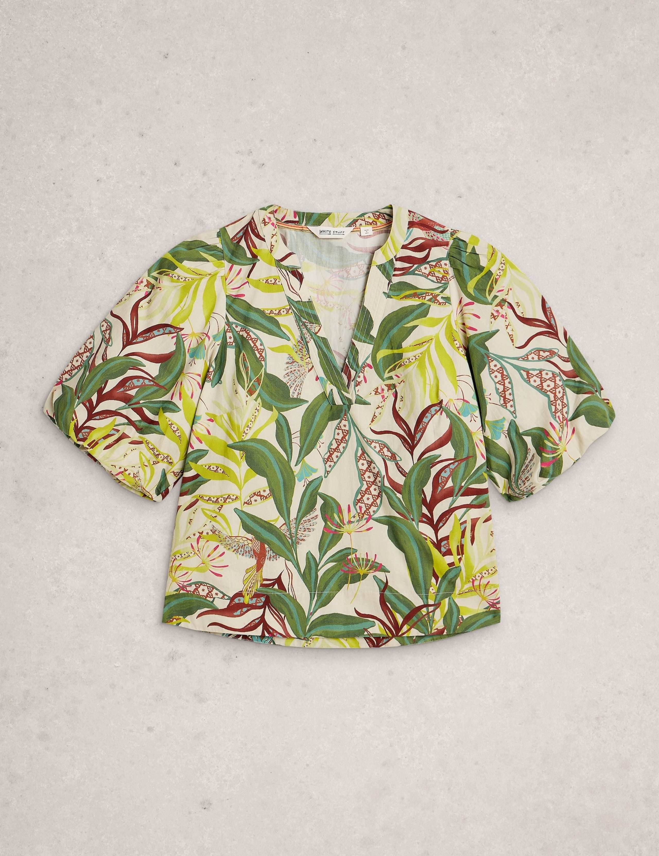 Pure Cotton Printed Top 2 of 6