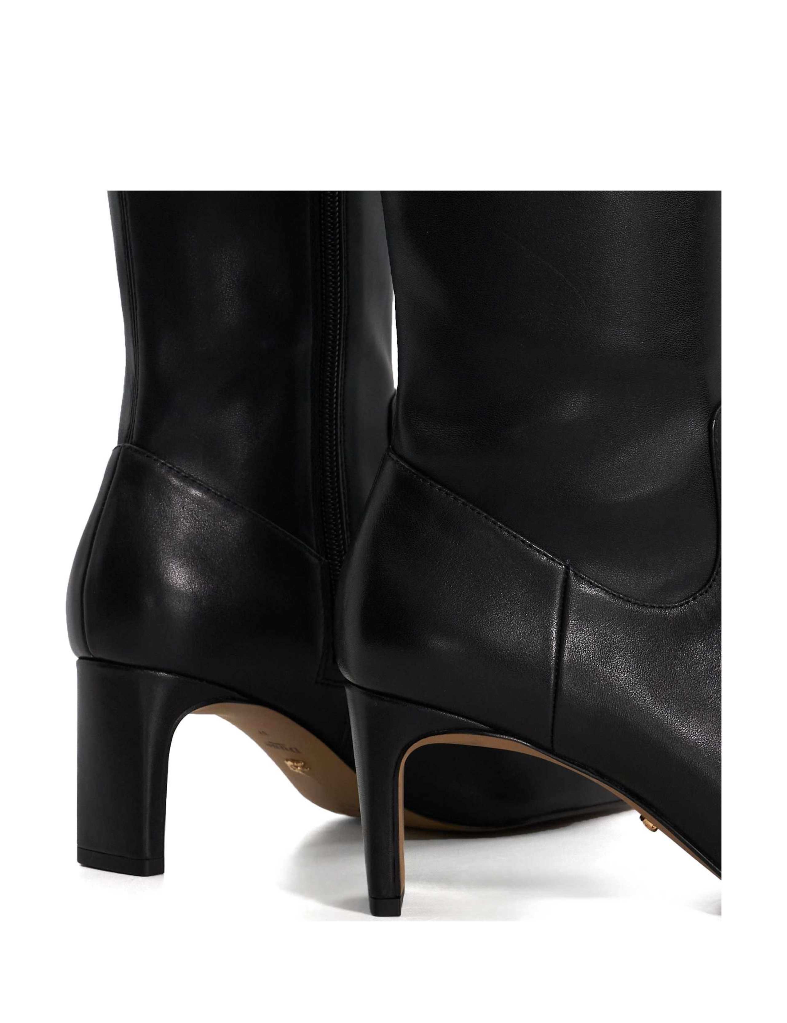 Leather Stiletto Heel Knee High Boots 5 of 5