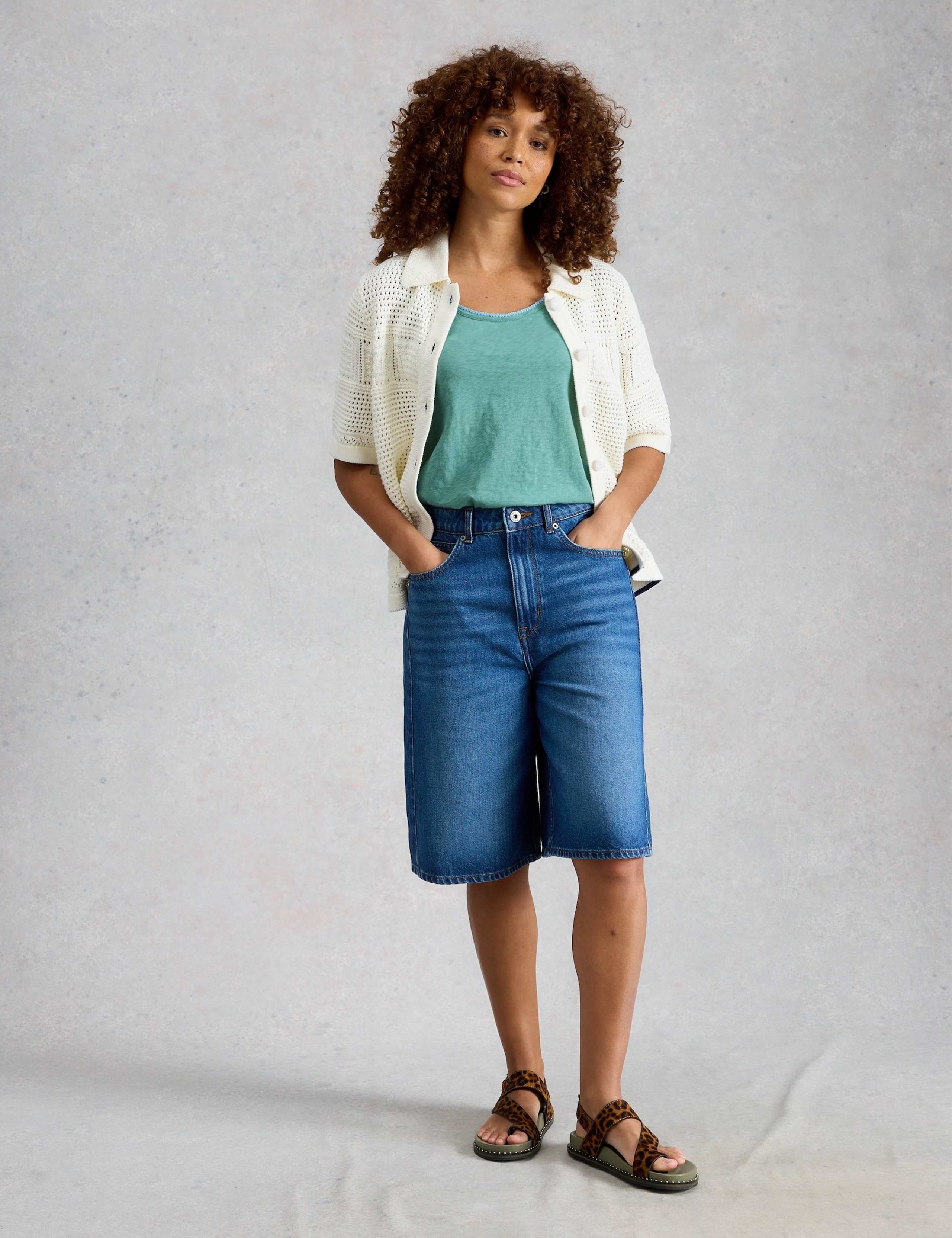Pure Cotton Scoop Neck Vest 4 of 6