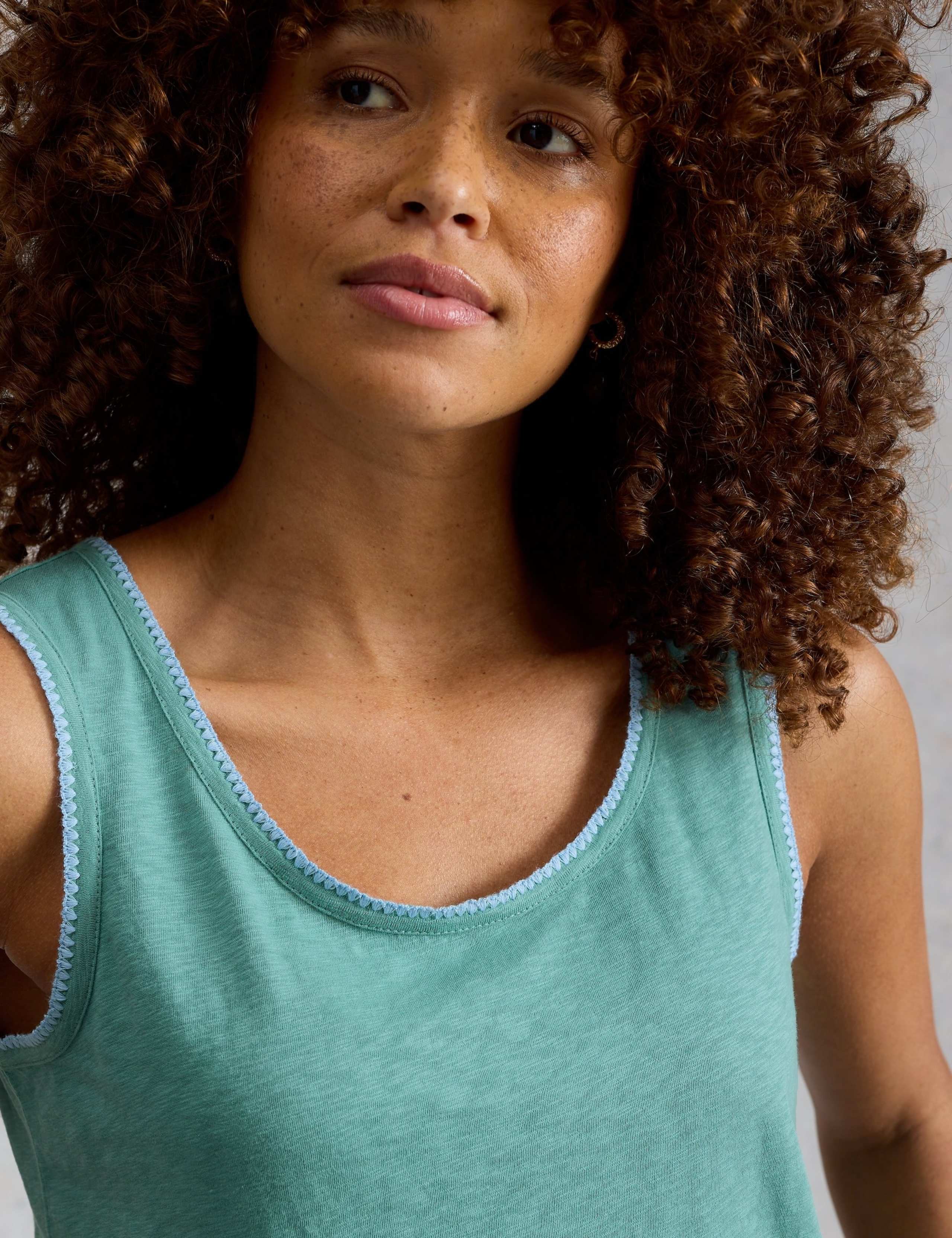 Pure Cotton Scoop Neck Vest 6 of 6