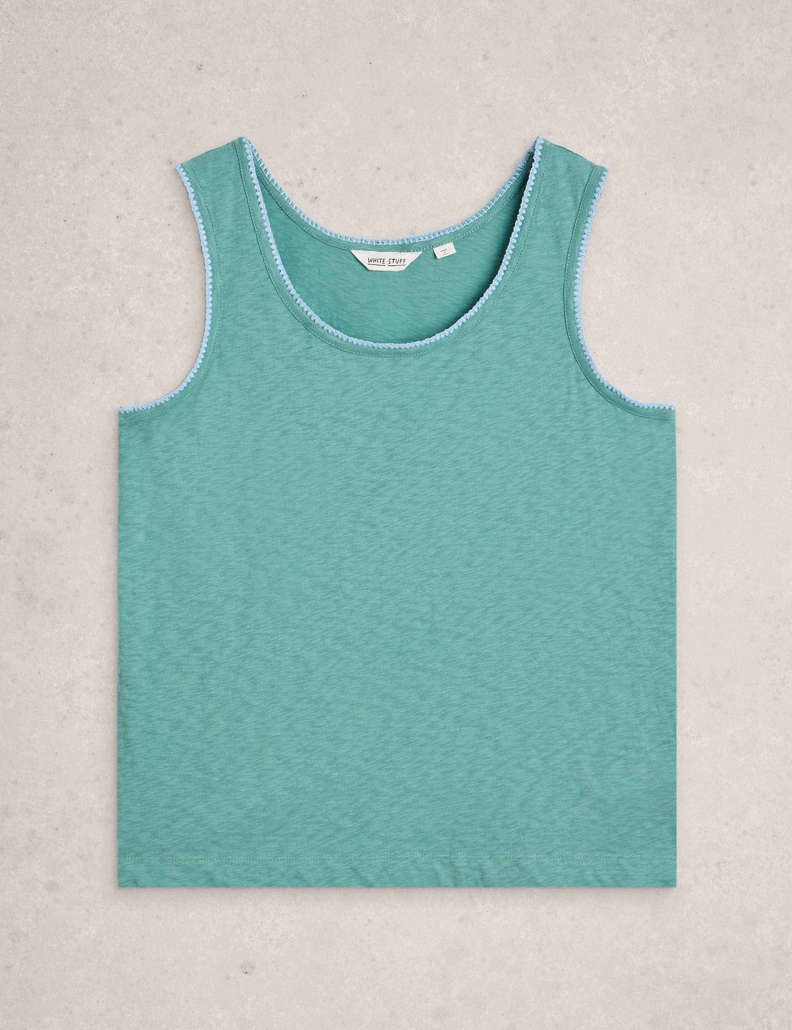 Pure Cotton Scoop Neck Vest 2 of 6