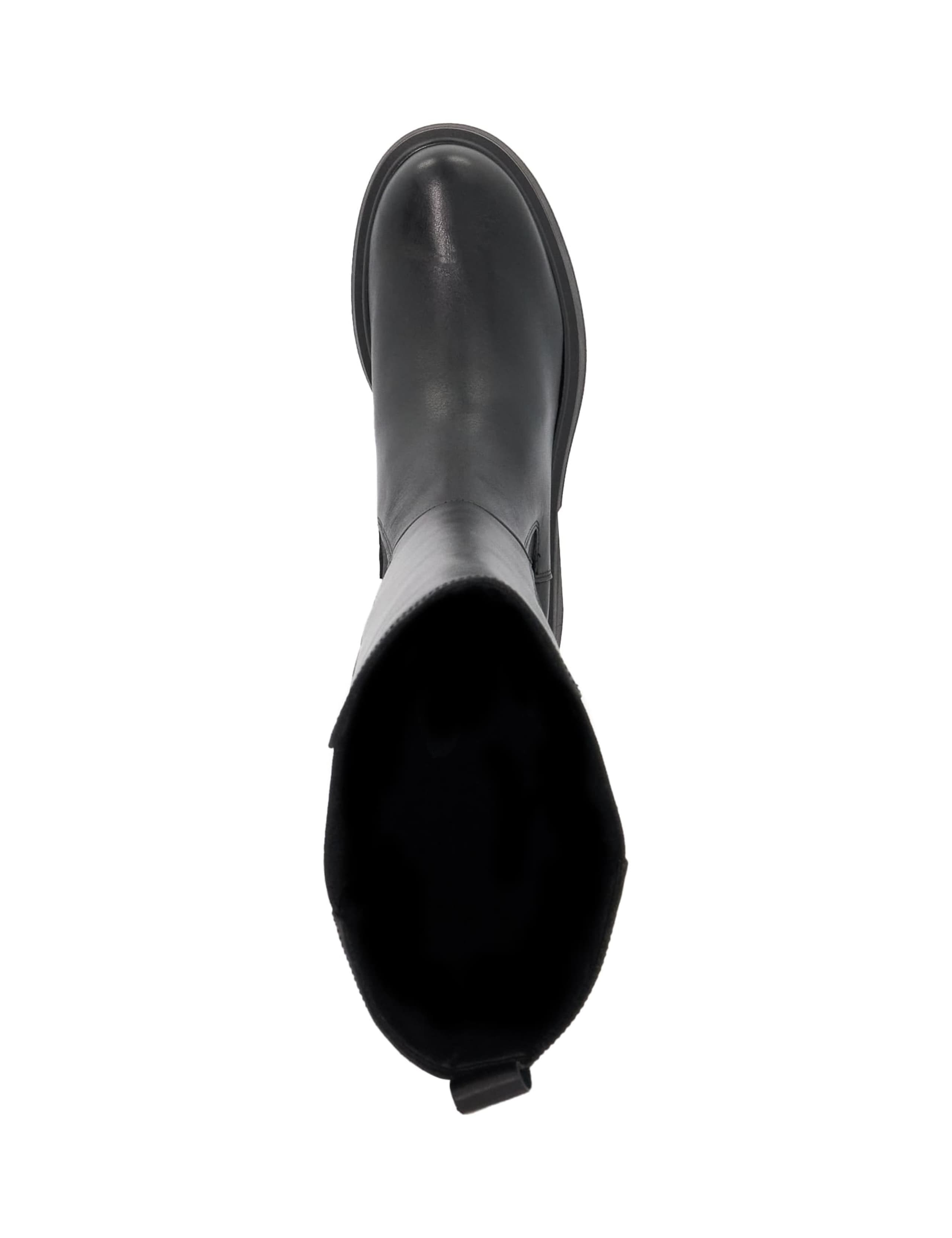 Leather Chelsea Chunky Knee High Boots 4 of 5
