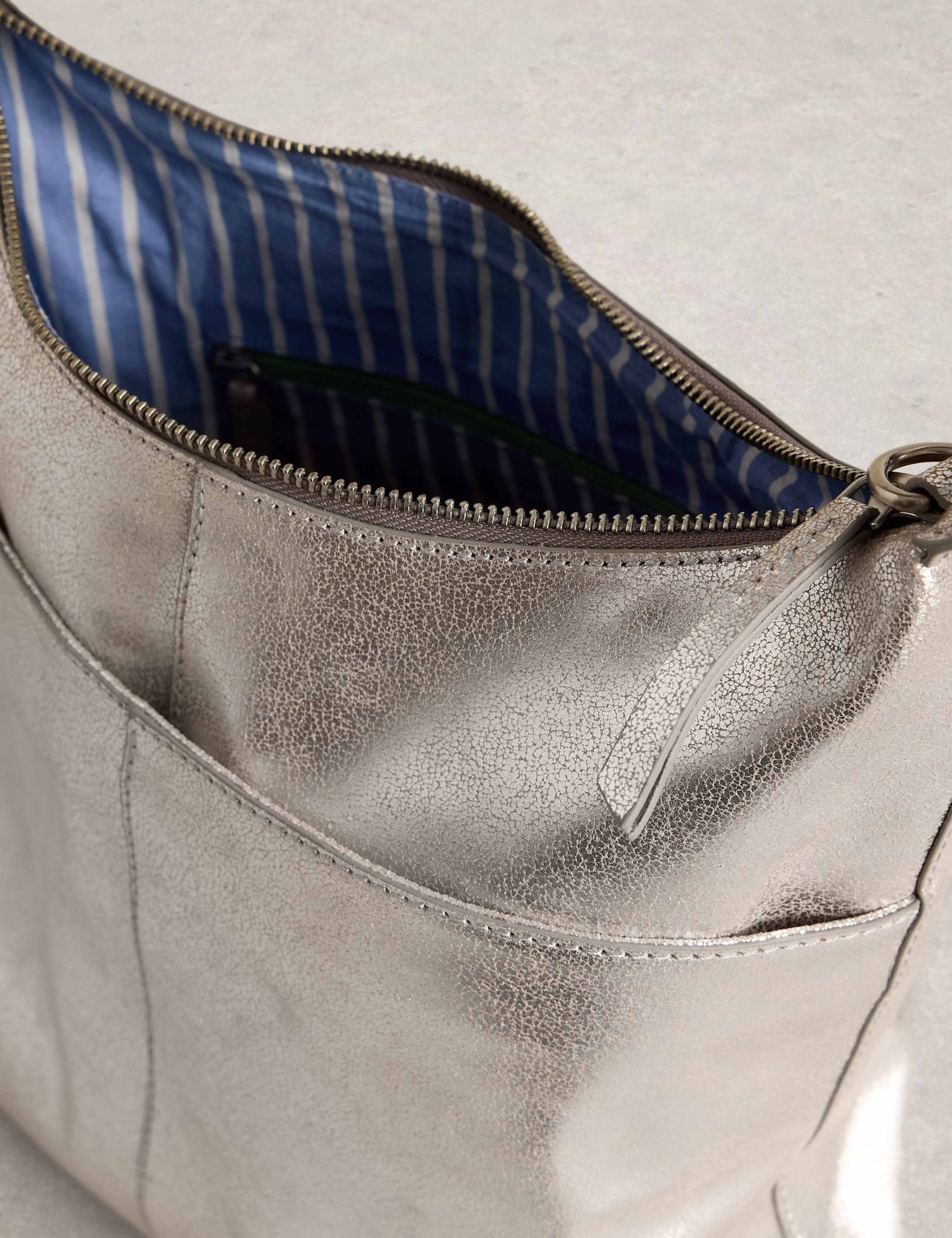 Leather Animal Print Cross Body Bag 3 of 5