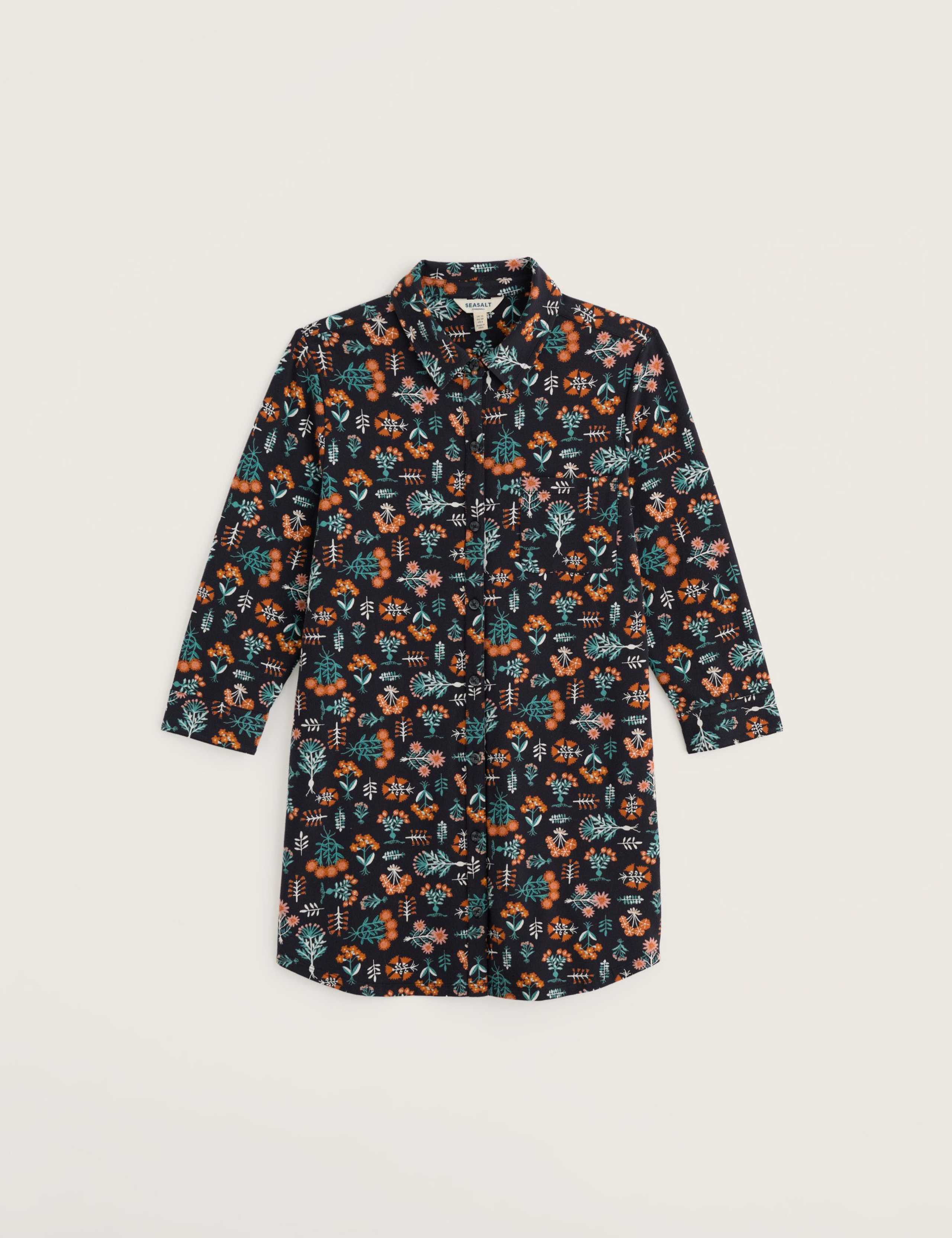 Cotton Modal Blend Floral Tunic 2 of 5