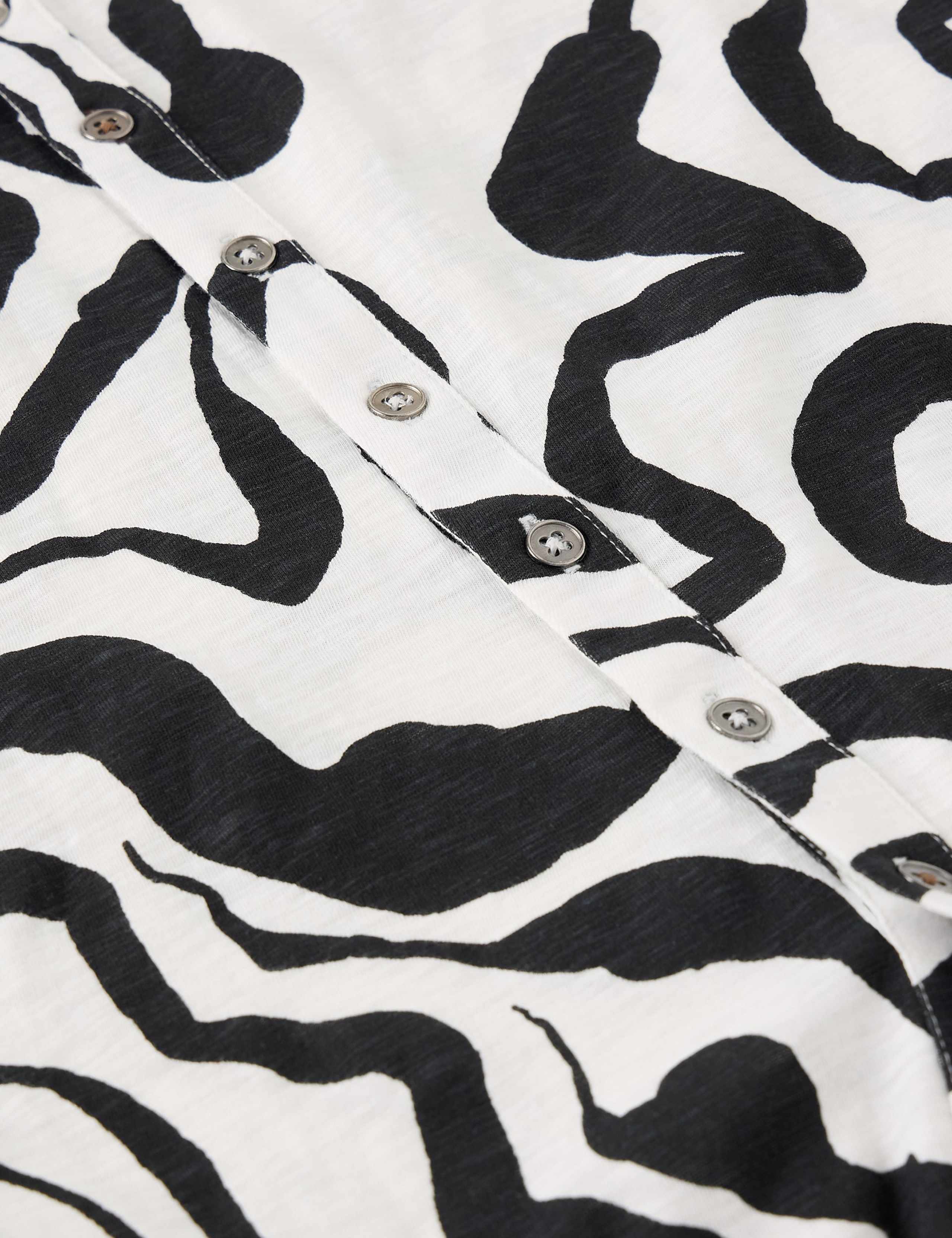 Annie Pure Cotton Printed Collared Shirt 6 of 6