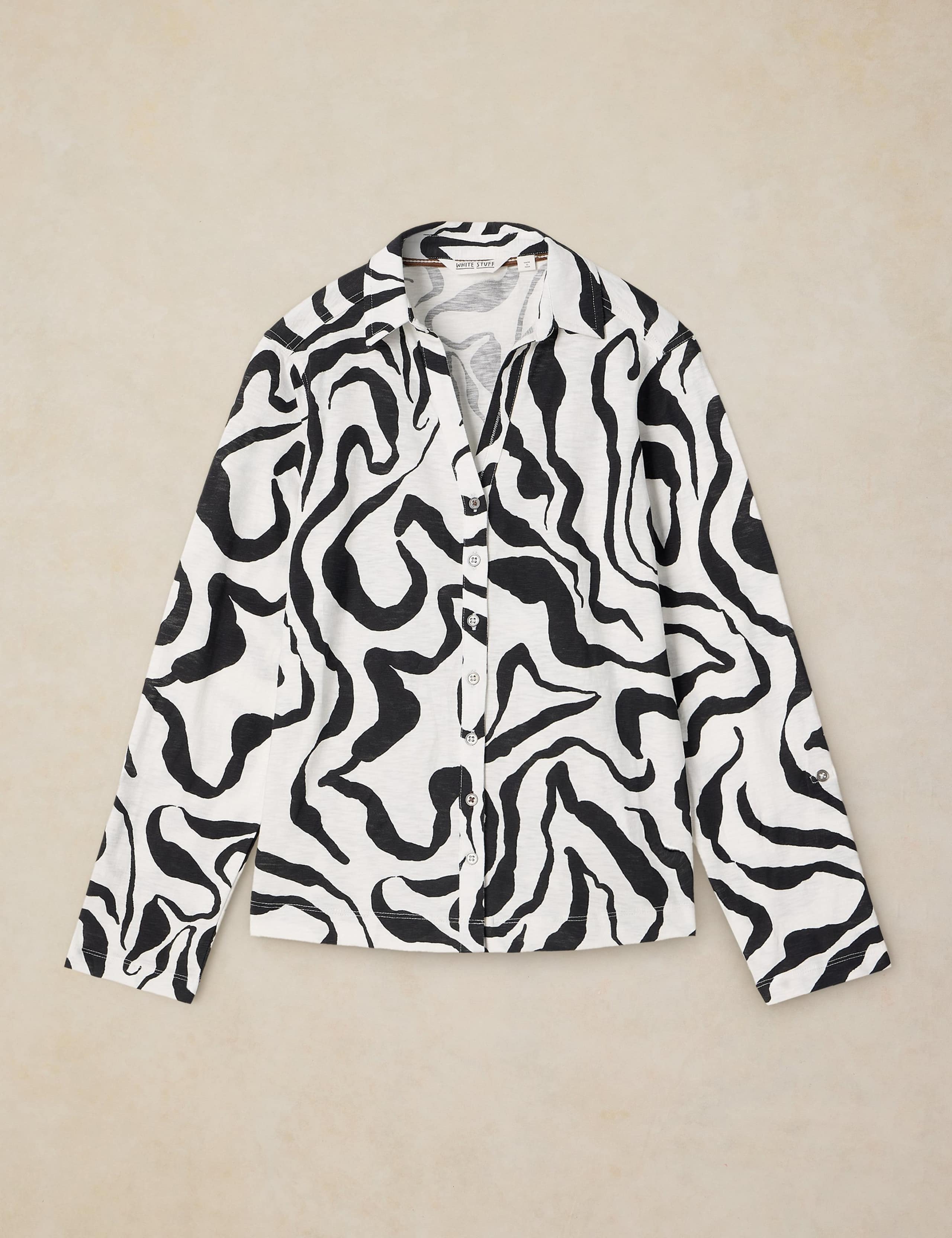 Annie Pure Cotton Printed Collared Shirt 2 of 6