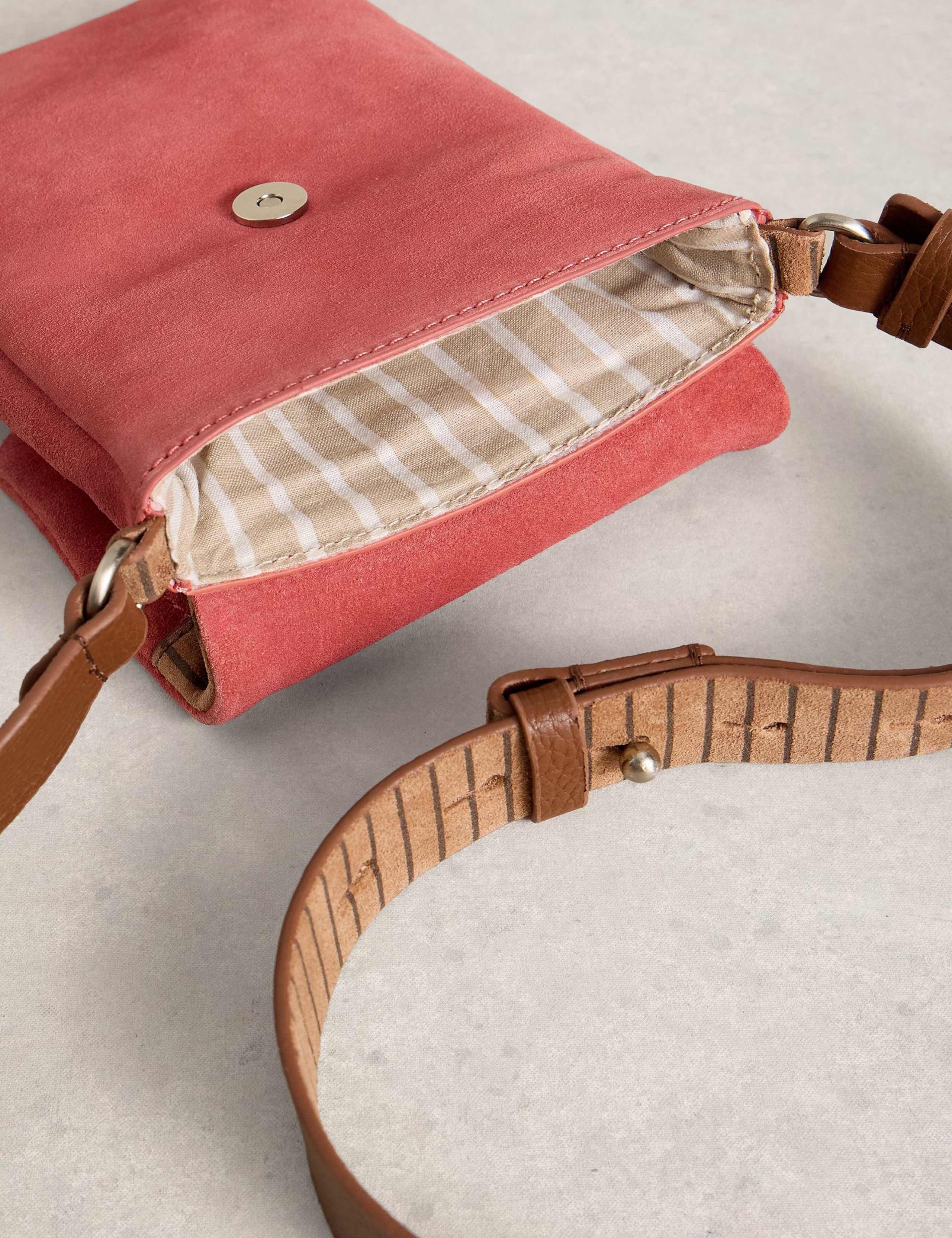 Leather Cross Body Phone Bag 3 of 4