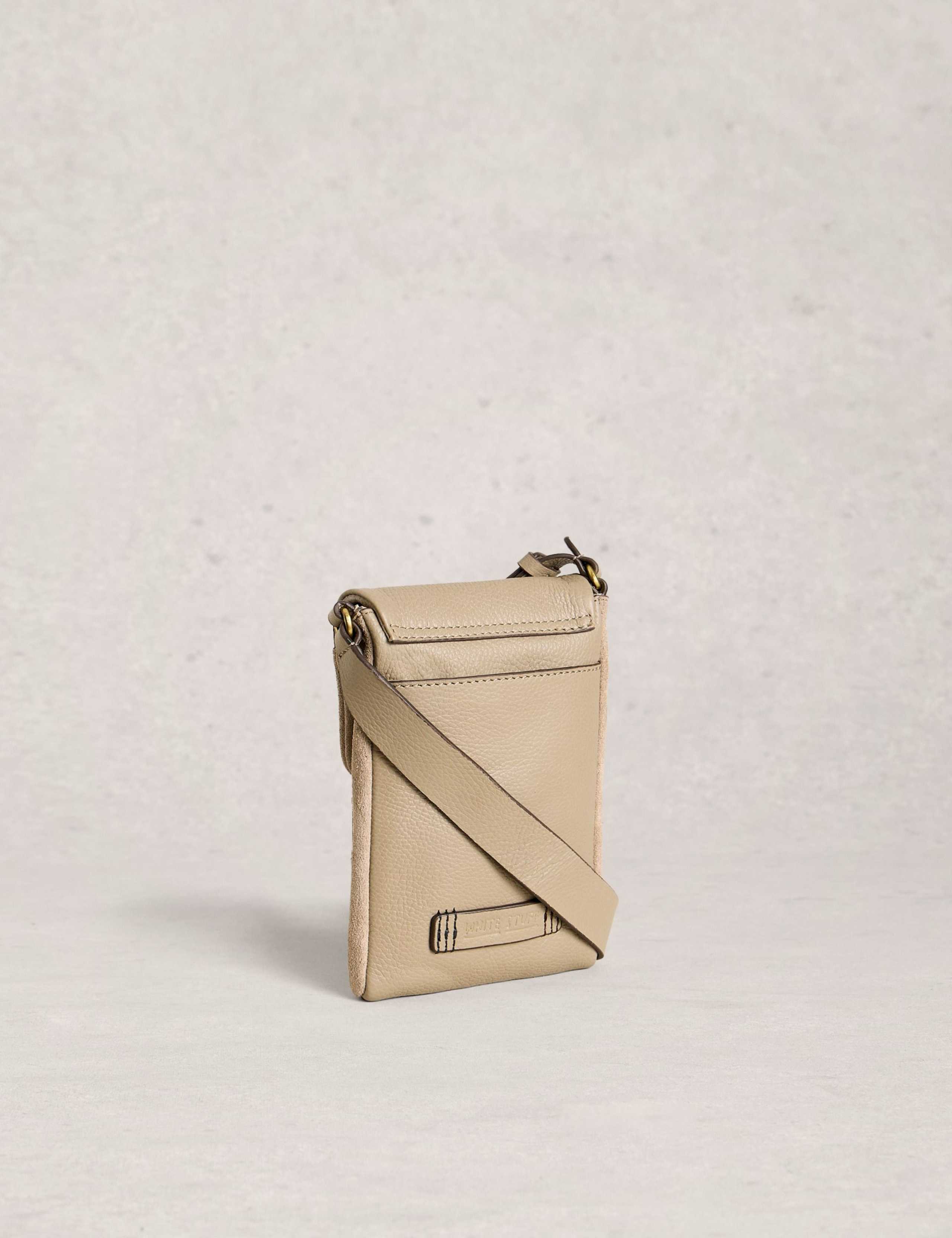 Leather Cross Body Phone Bag 2 of 4