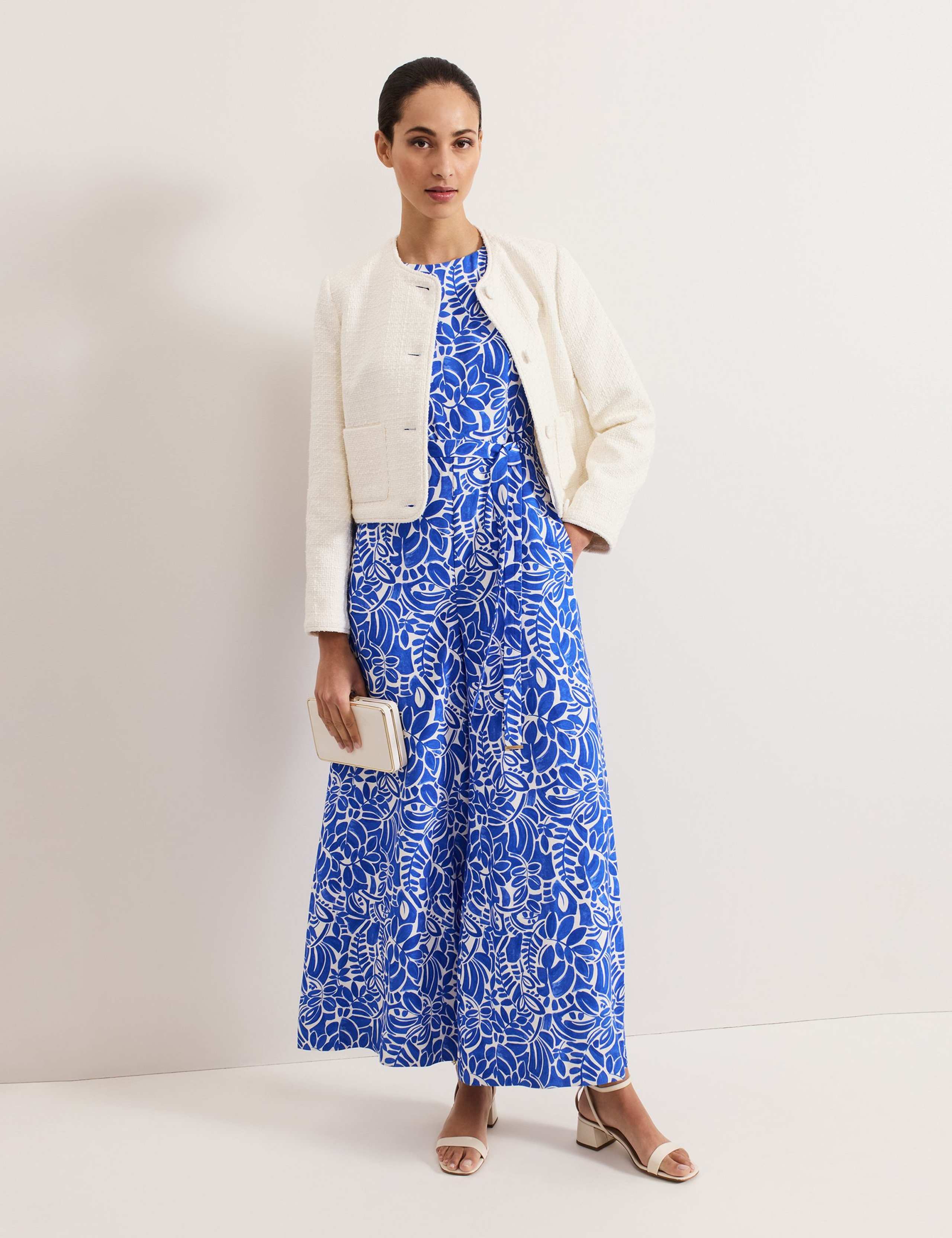 Printed Sleeveless Wide Leg Jumpsuit 7 of 8