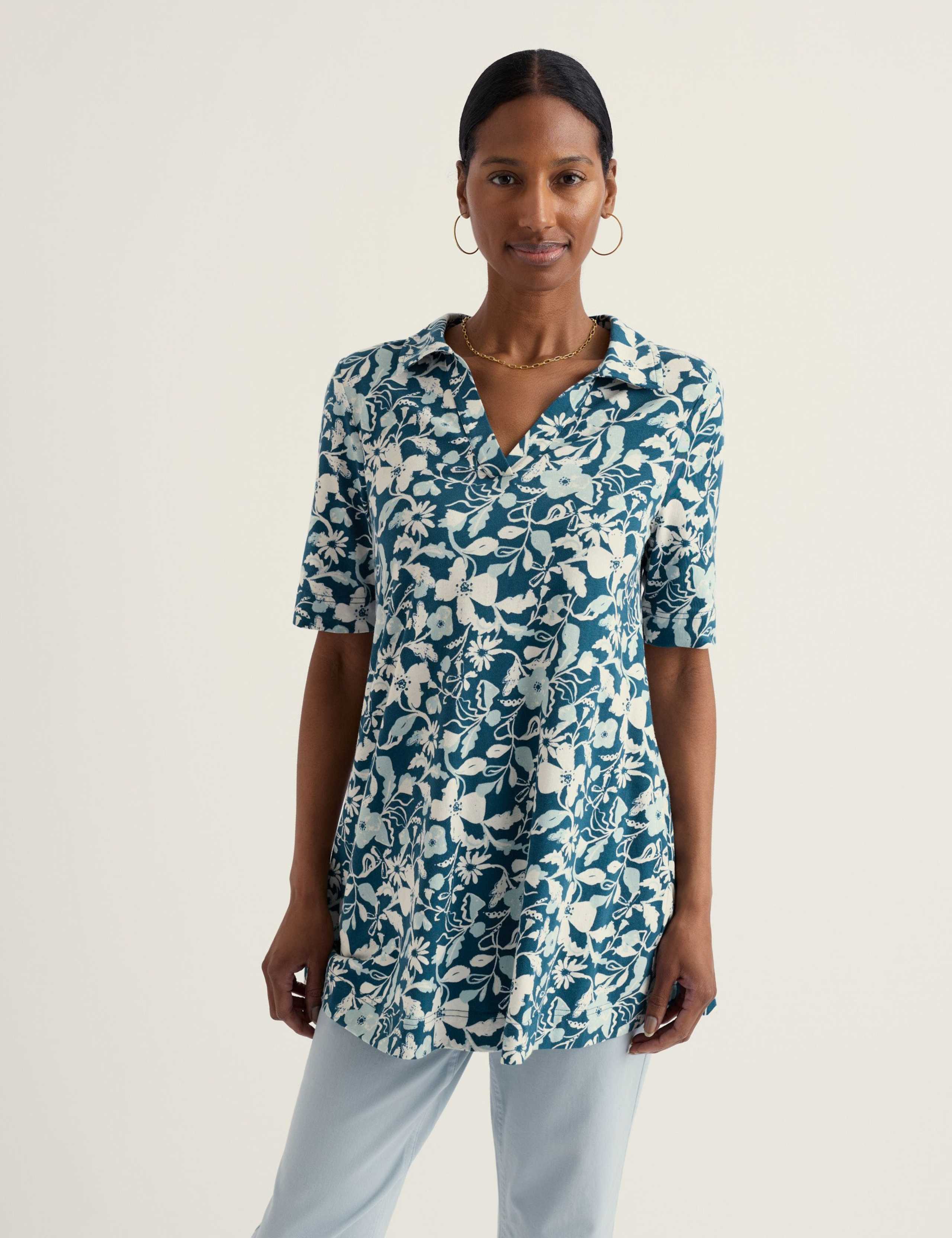 Cotton Rich Floral Tunic 3 of 5