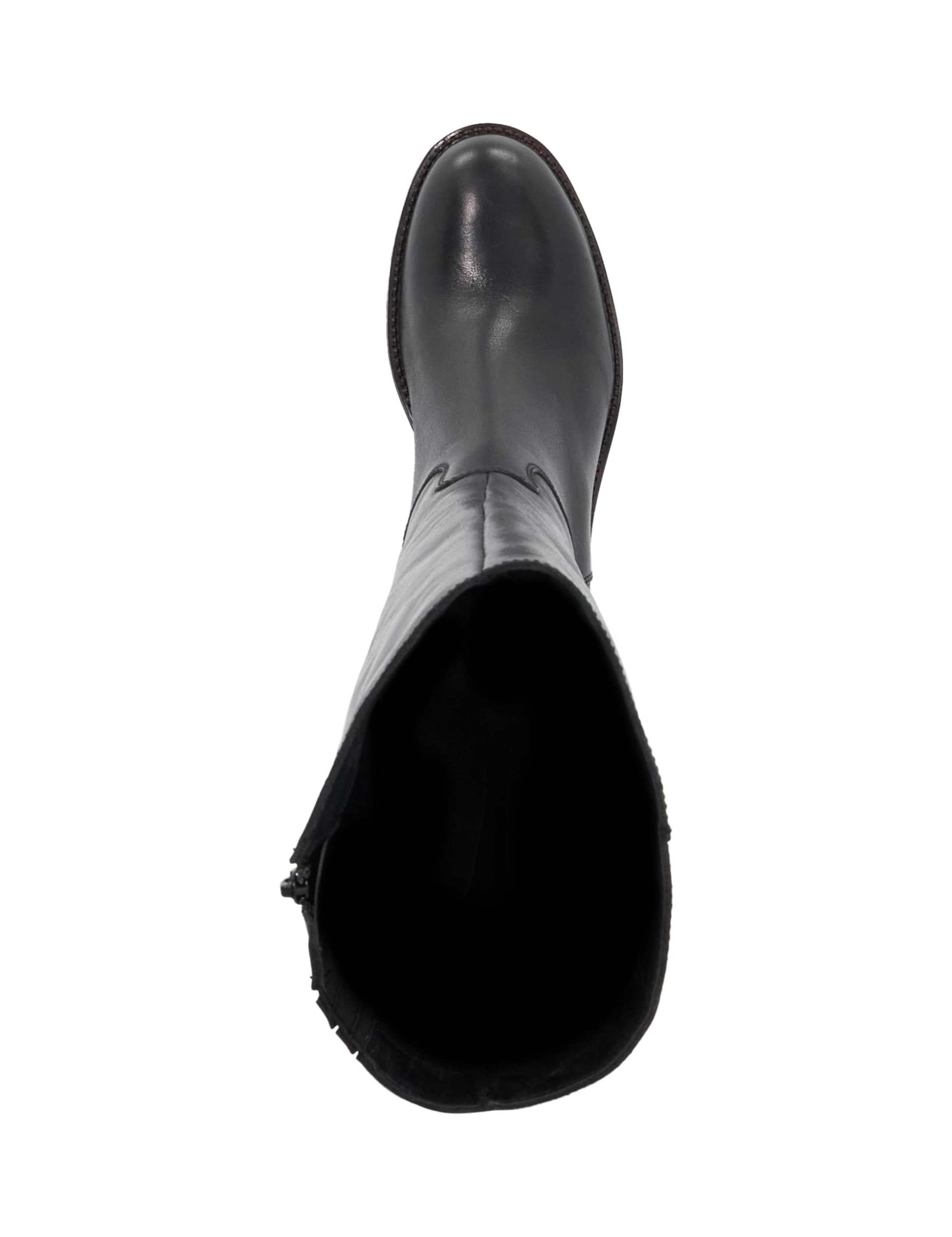 Leather Block Heel Knee High Boots 4 of 5