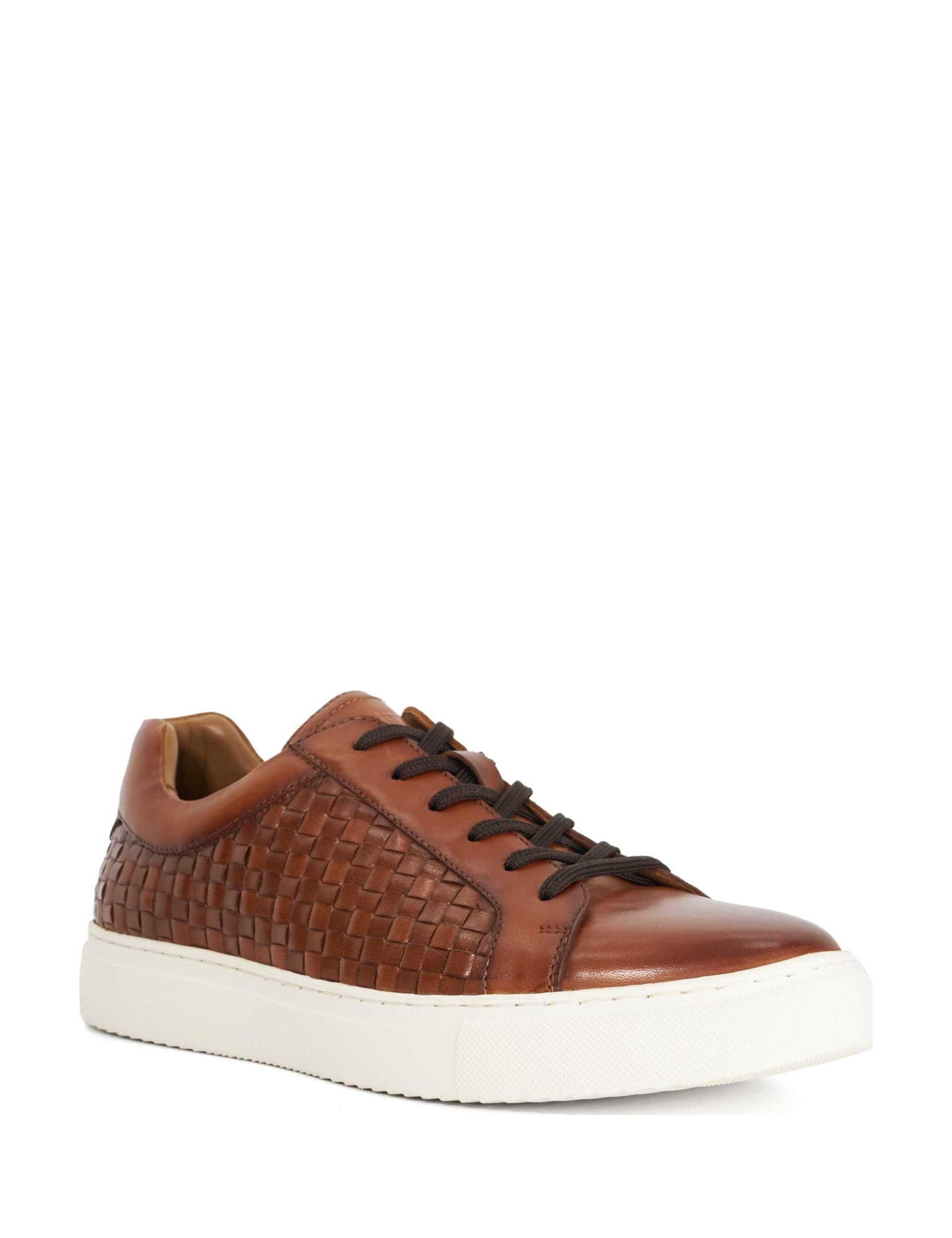 Leather Lace Up Trainers 2 of 5