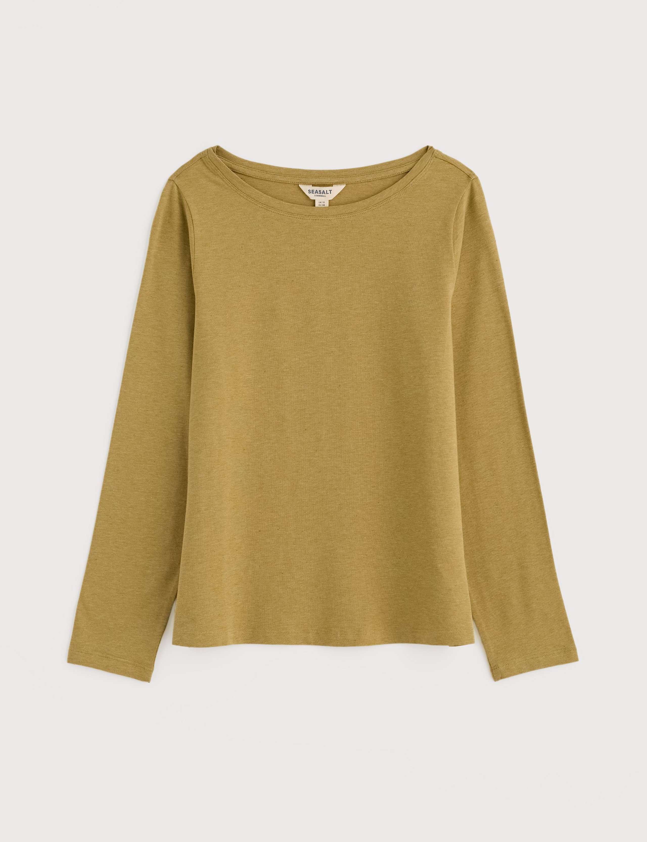 Cotton Rich Boat Neck Top 2 of 5