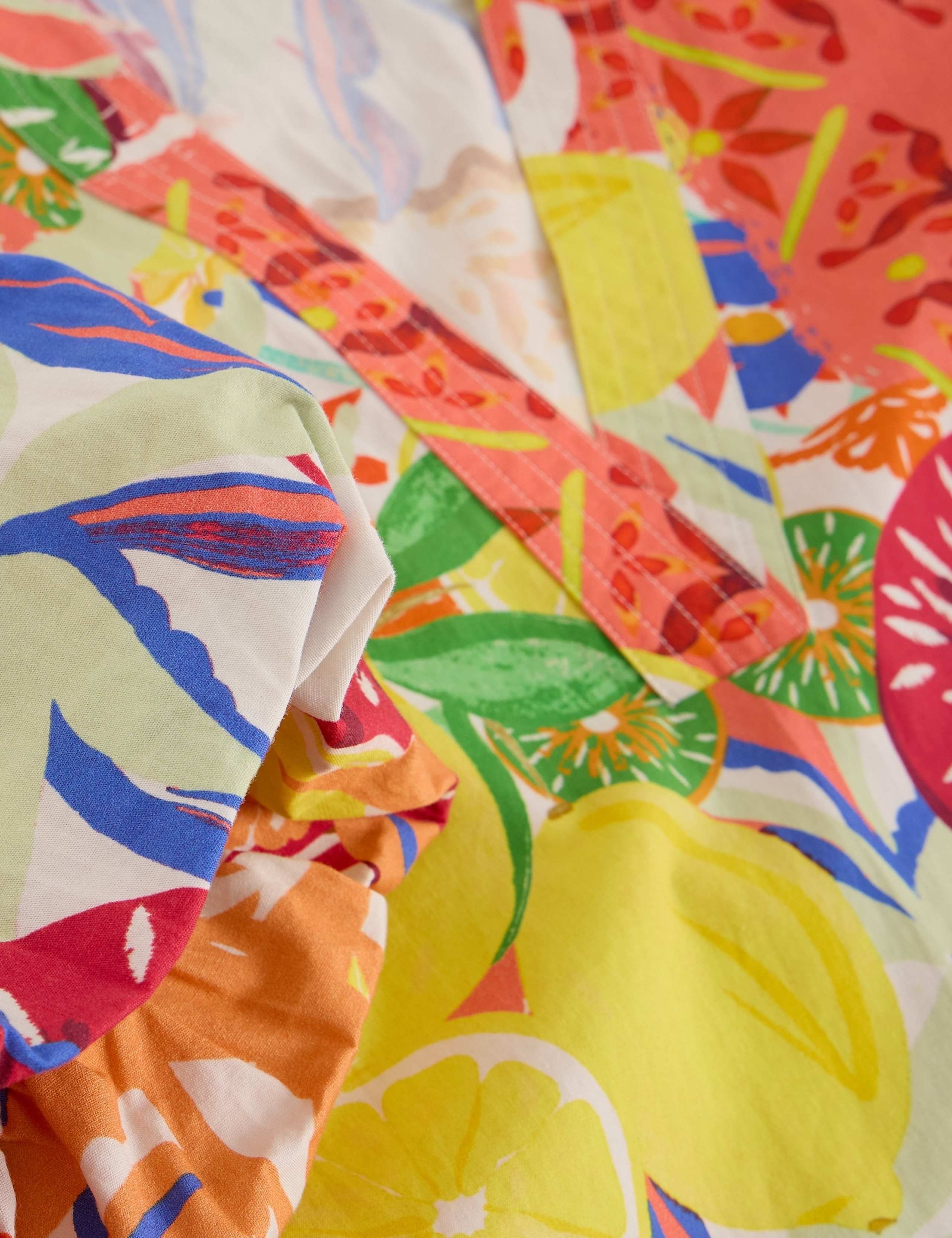 Pure Cotton Printed V-Neck Top 6 of 6