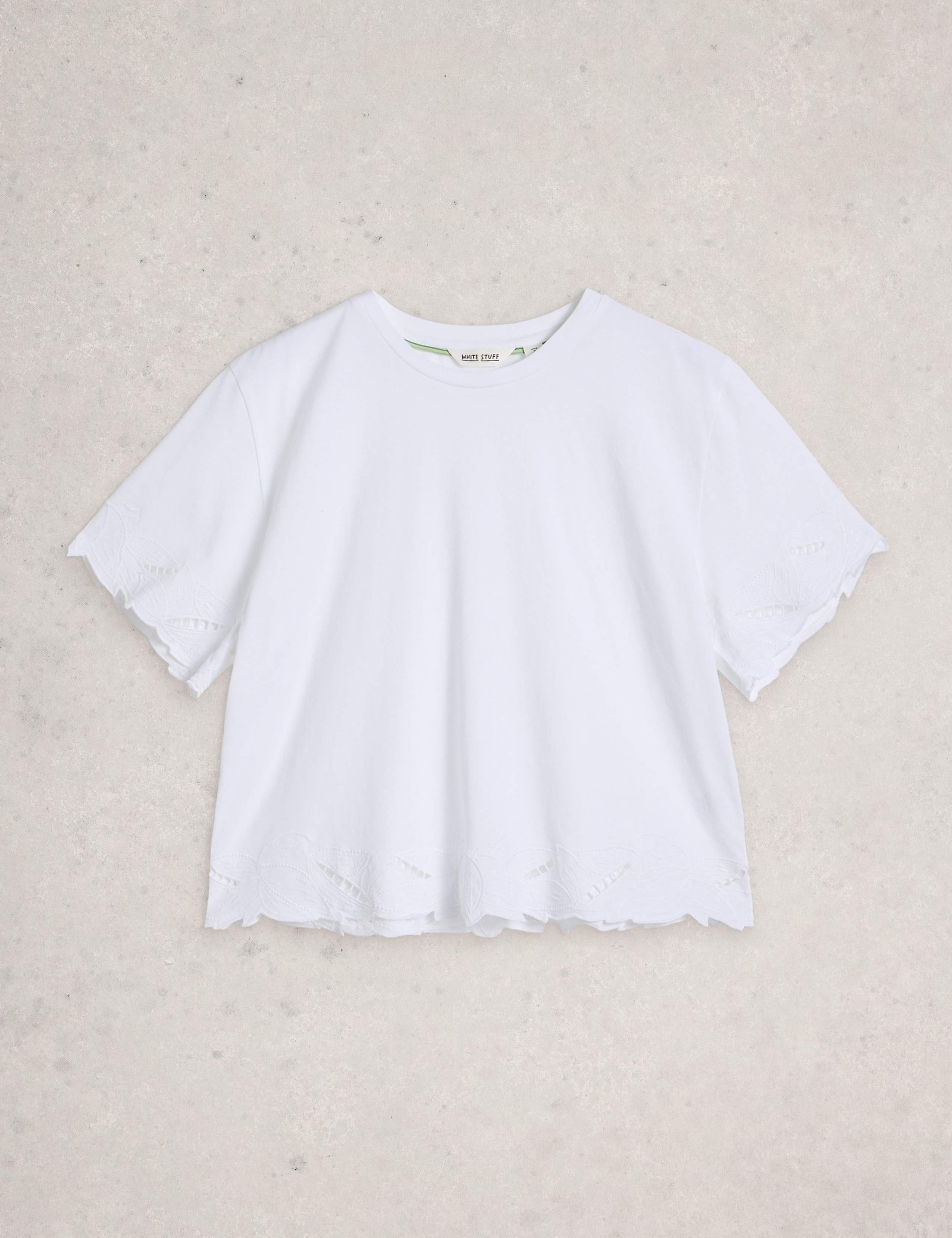 Pure Cotton Cutwork T-Shirt 2 of 6