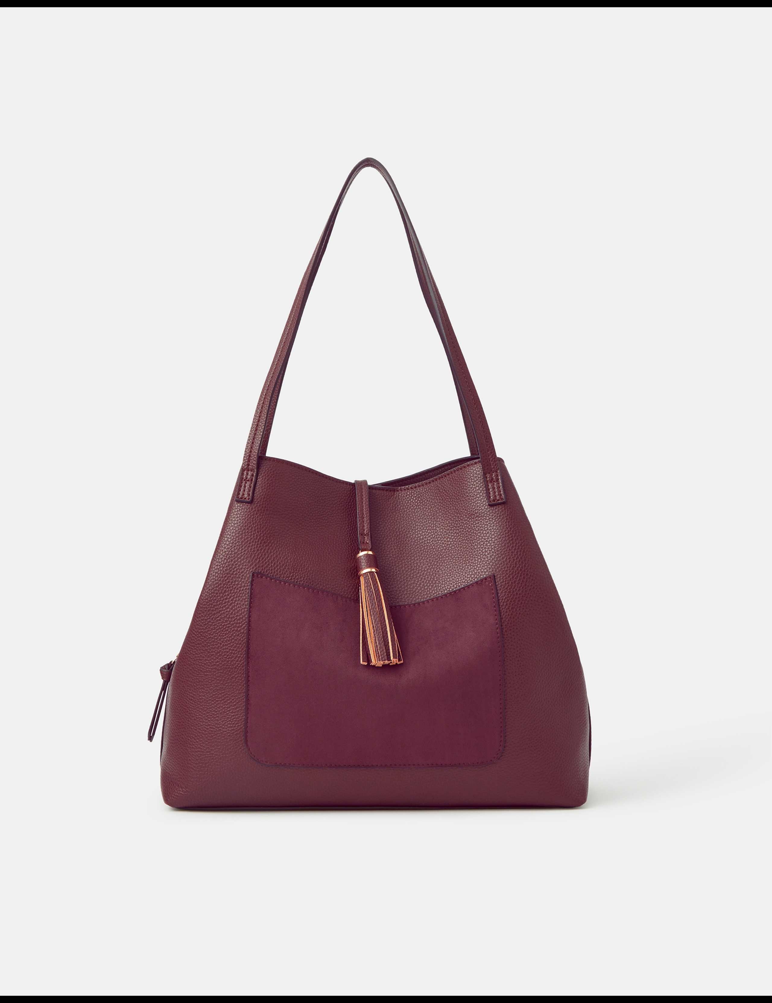 Faux Leather Slouchy Shoulder Bag 1 of 3