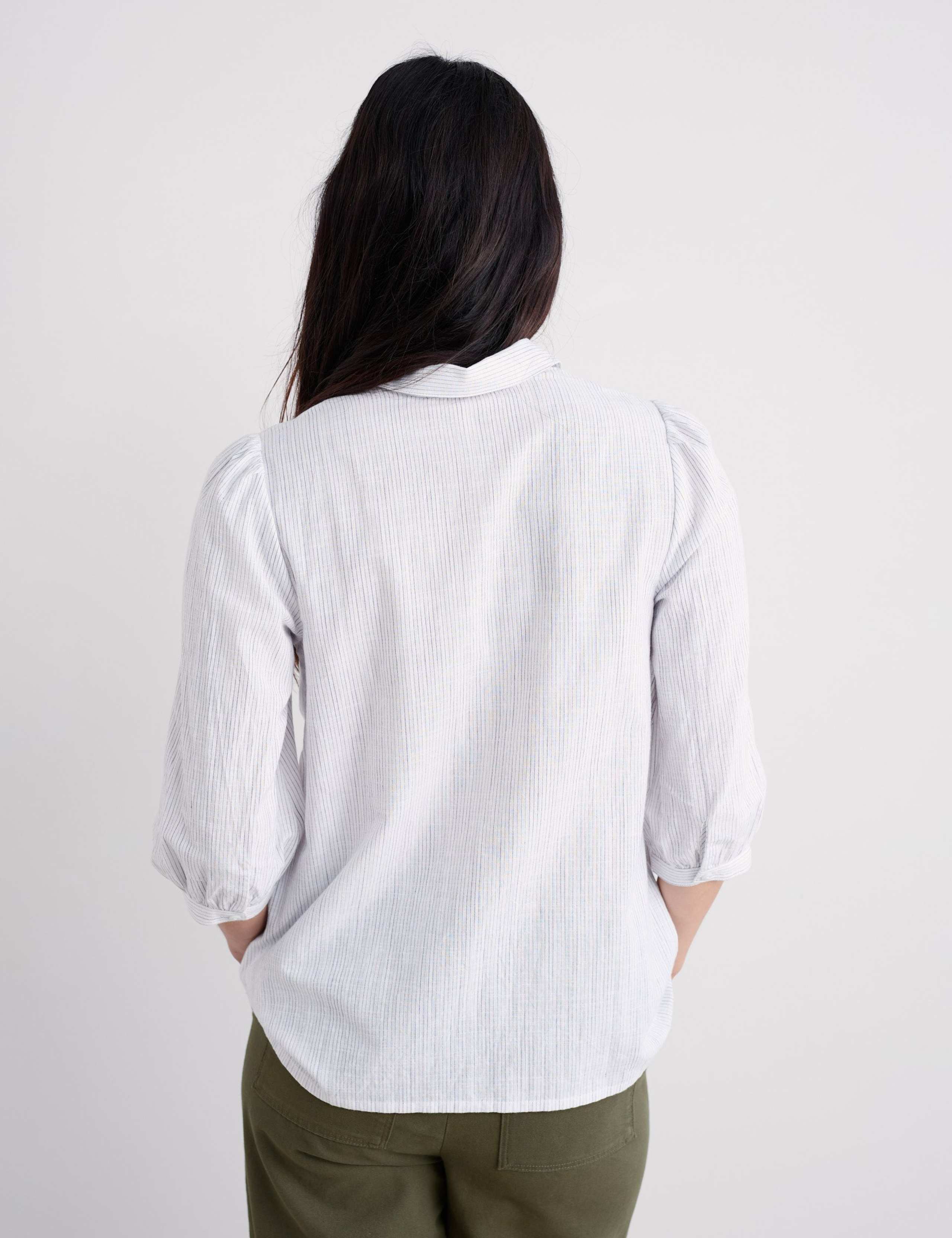 Pure Cotton Embroidered Blouse 4 of 5