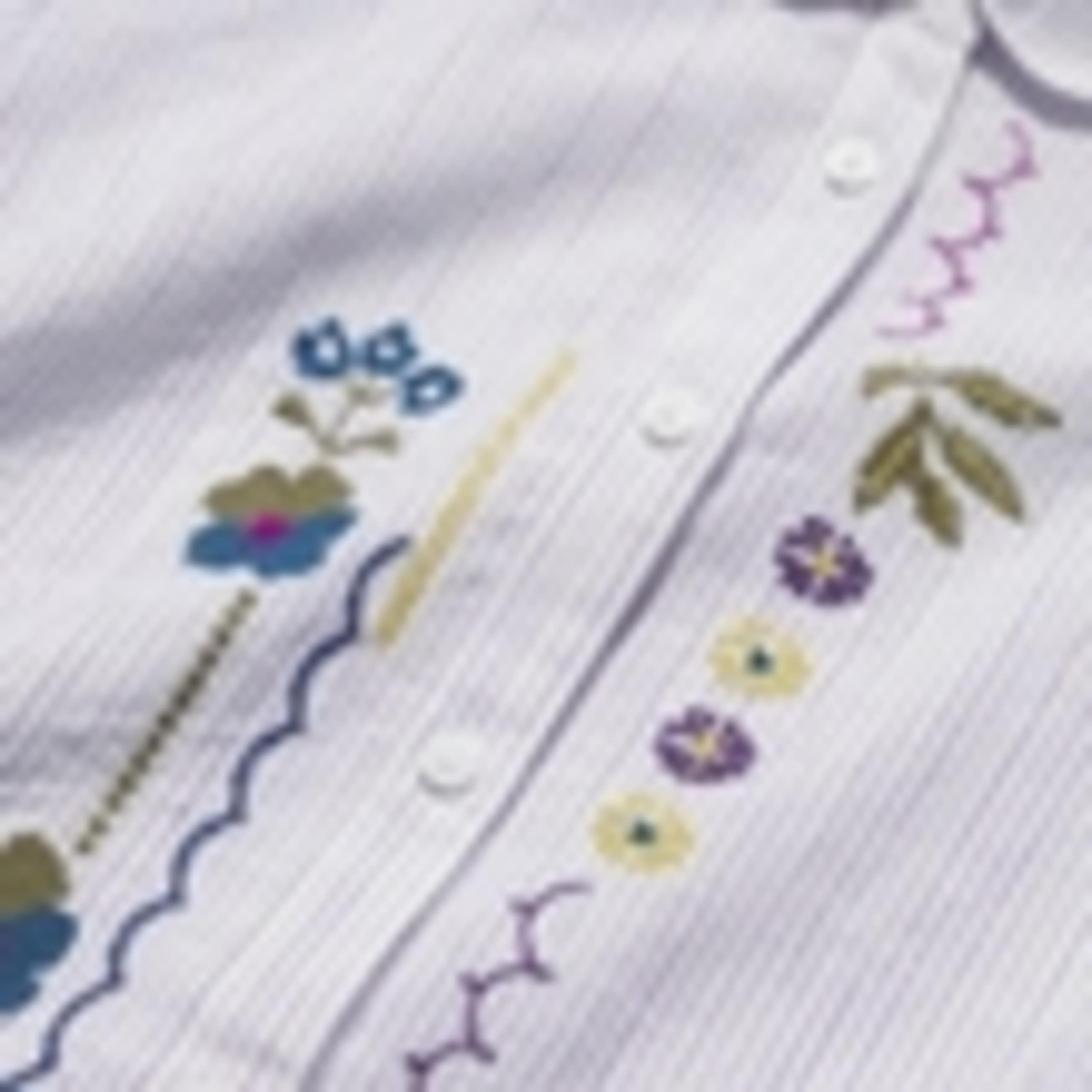 Pure Cotton Embroidered Blouse 5 of 5