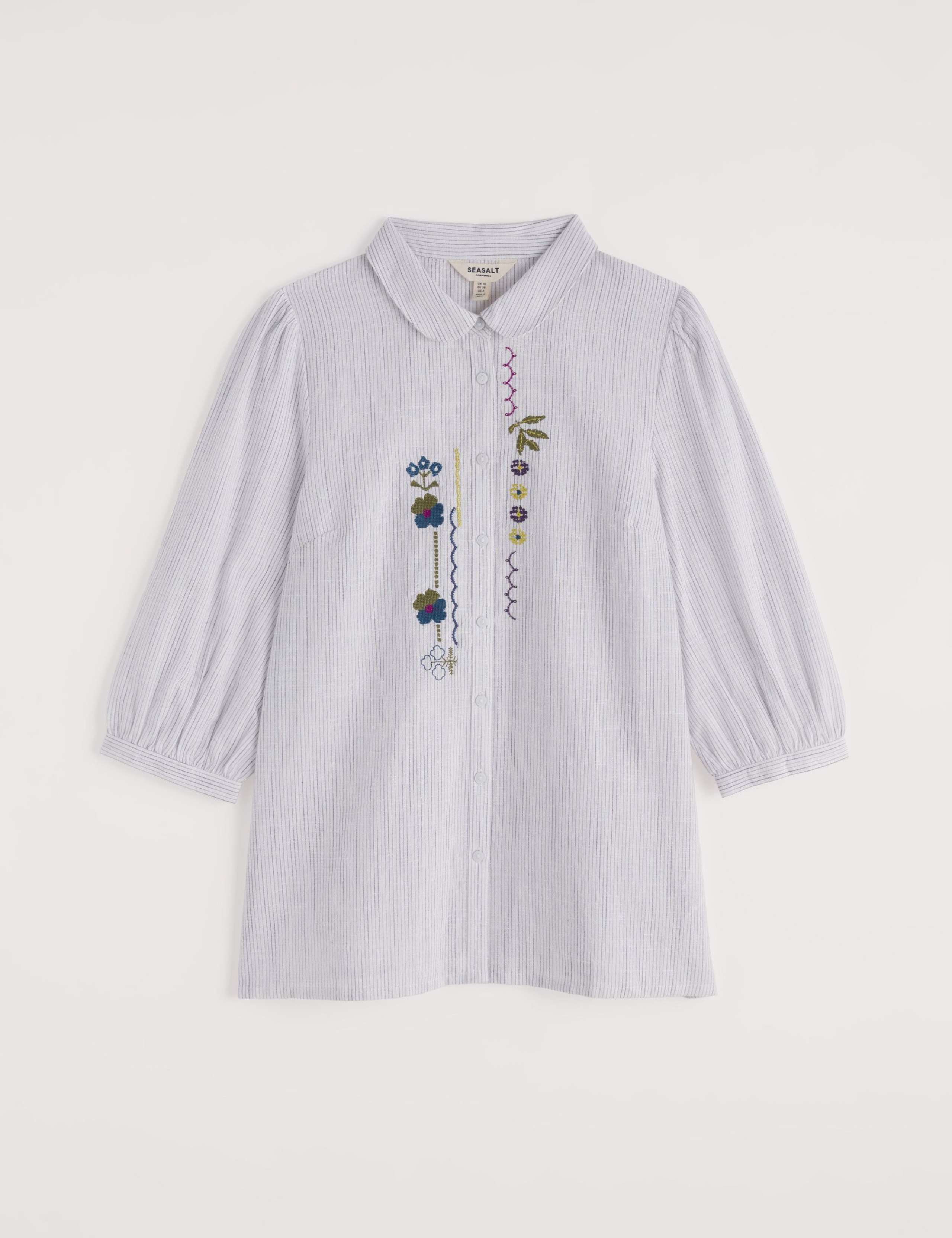 Pure Cotton Embroidered Blouse 2 of 5
