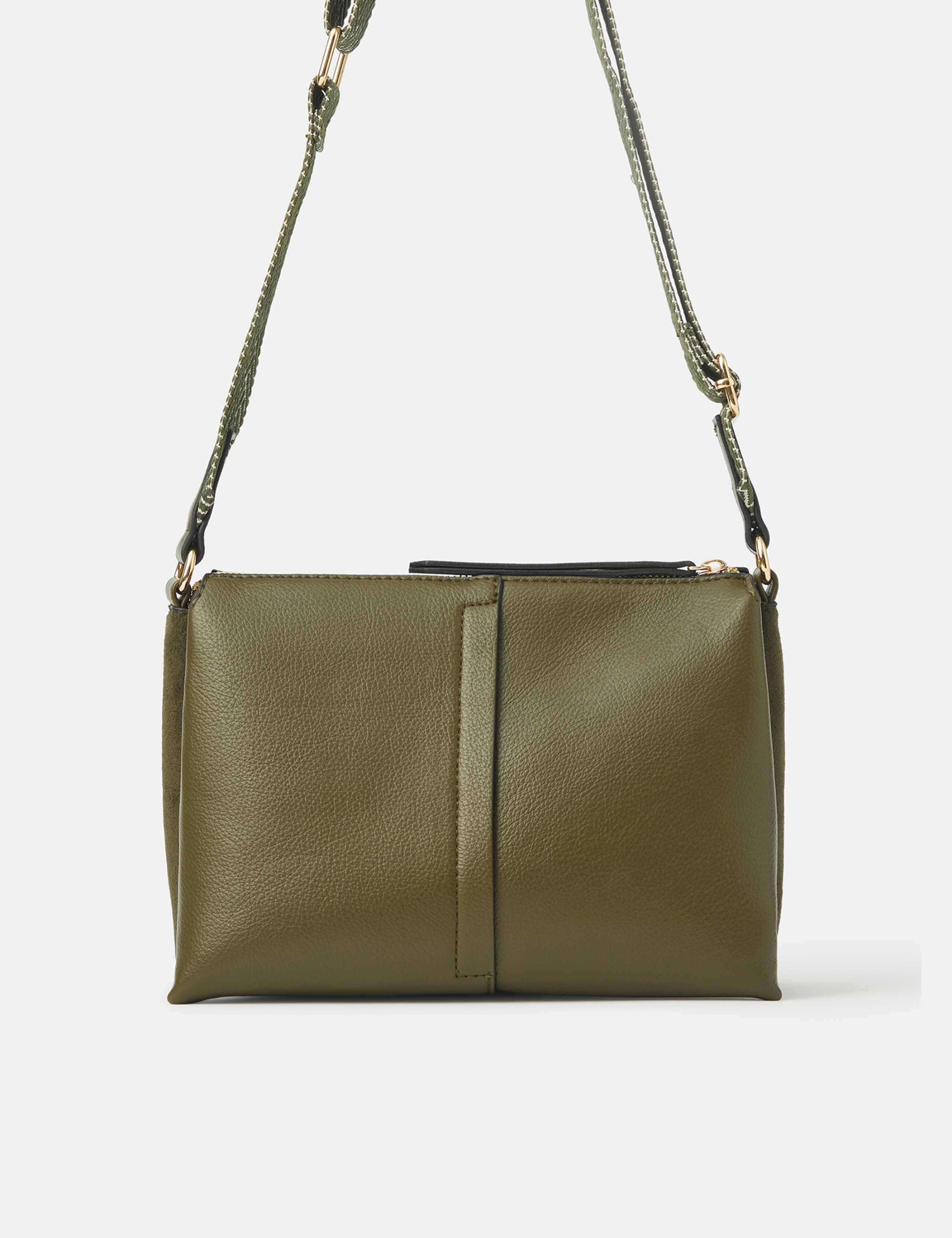 Faux Leather Cross Body Bag 3 of 4