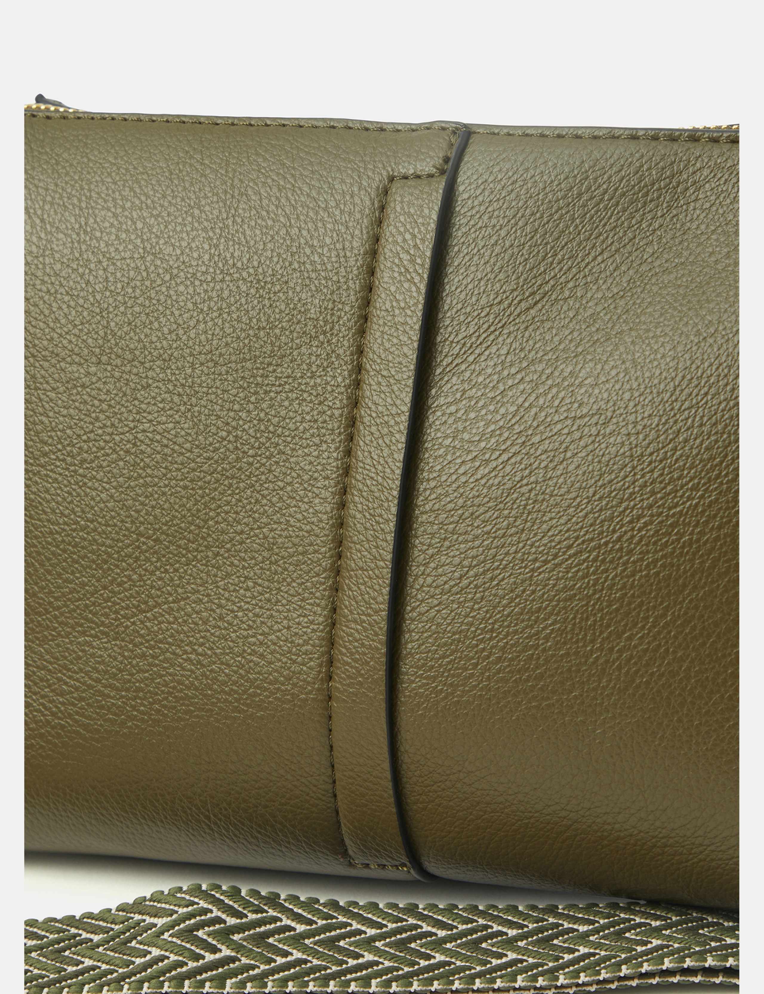Faux Leather Cross Body Bag 4 of 4
