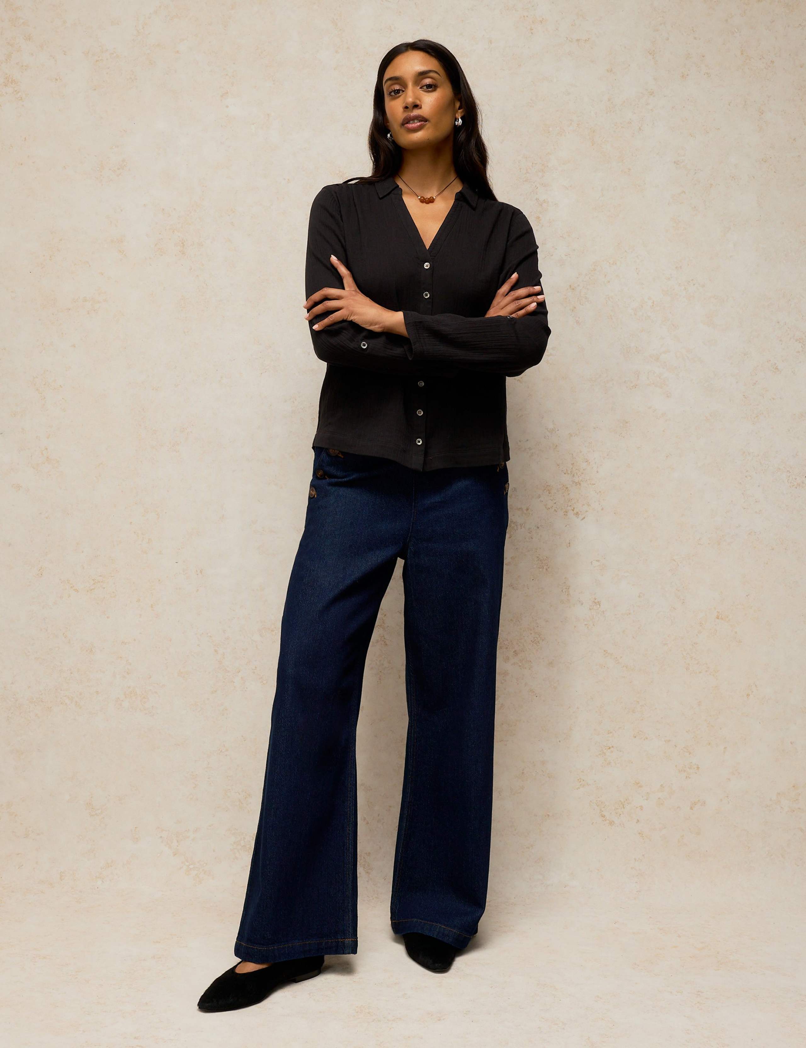 Pure Cotton Collared Shirt 4 of 6