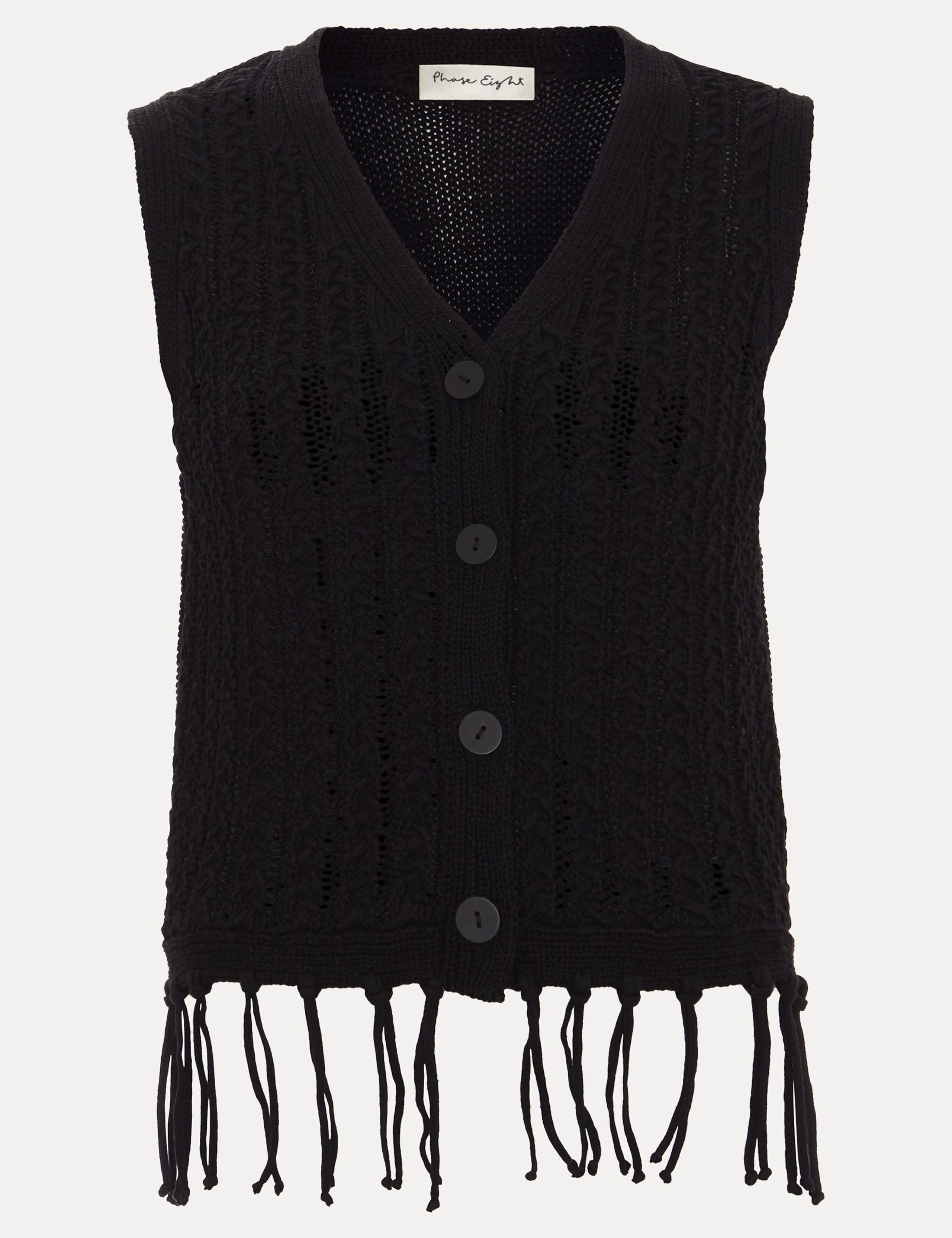 Knitted V-Neck Waistcoat 2 of 6