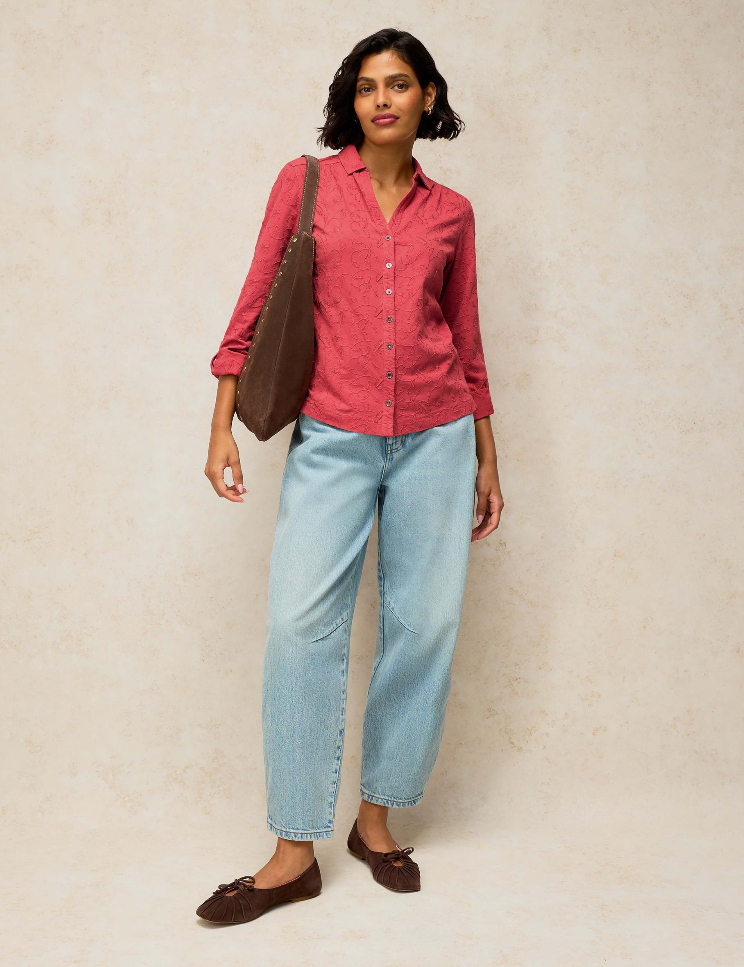 Annie Pure Cotton Printed Collared Shirt 4 of 6