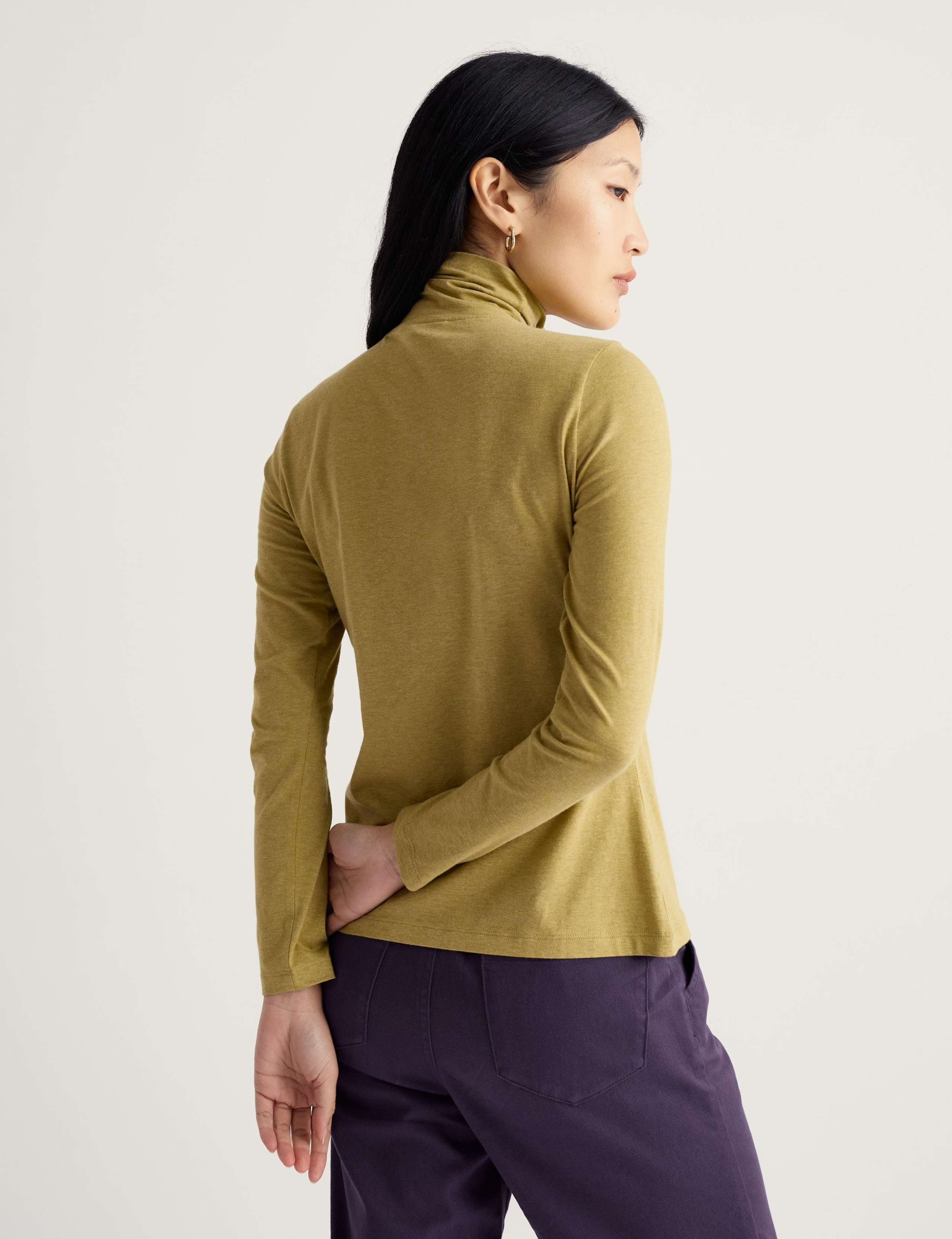 Cotton Rich Roll Neck Top 4 of 5