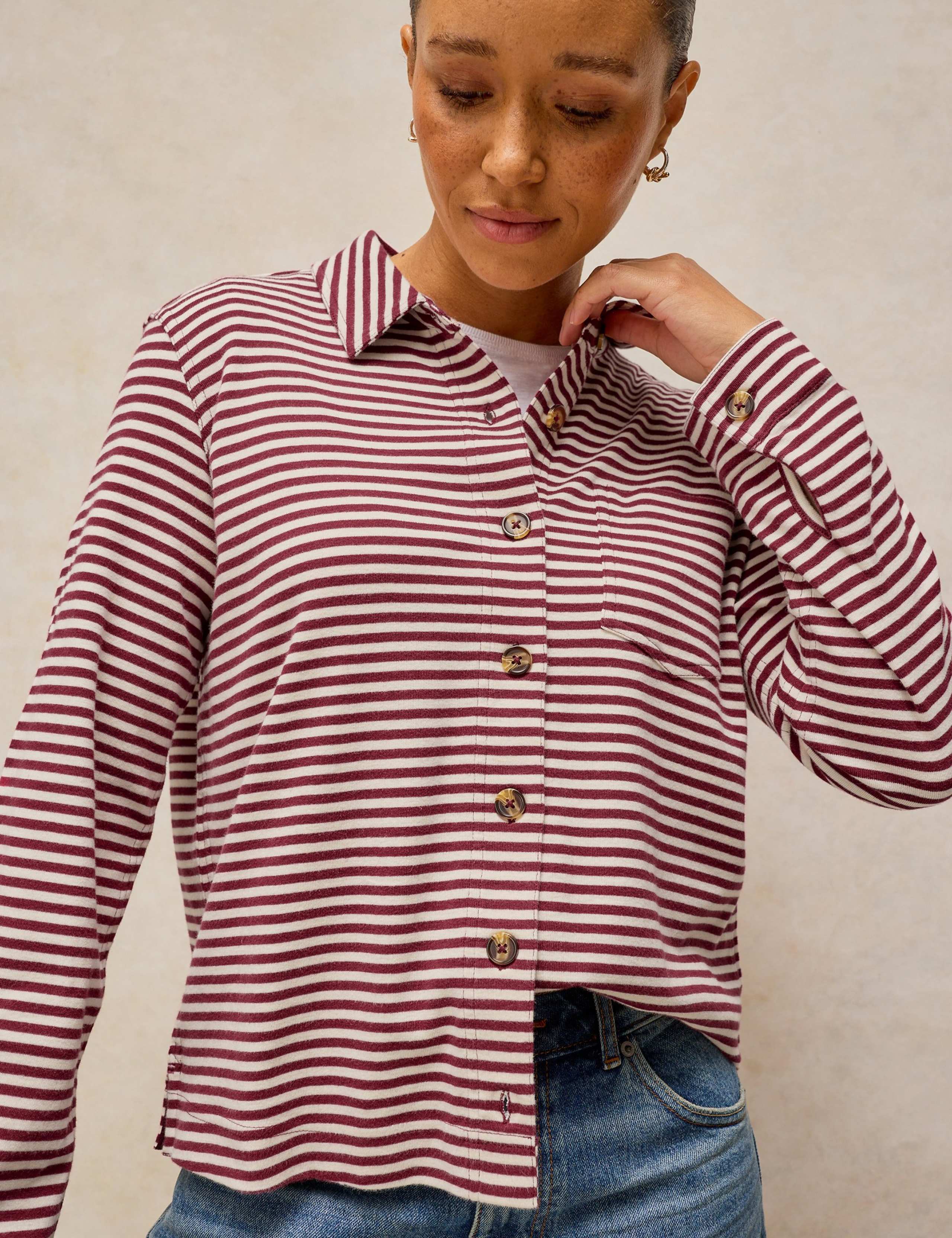 Pure Cotton Printed Collared Shirt 1 of 6